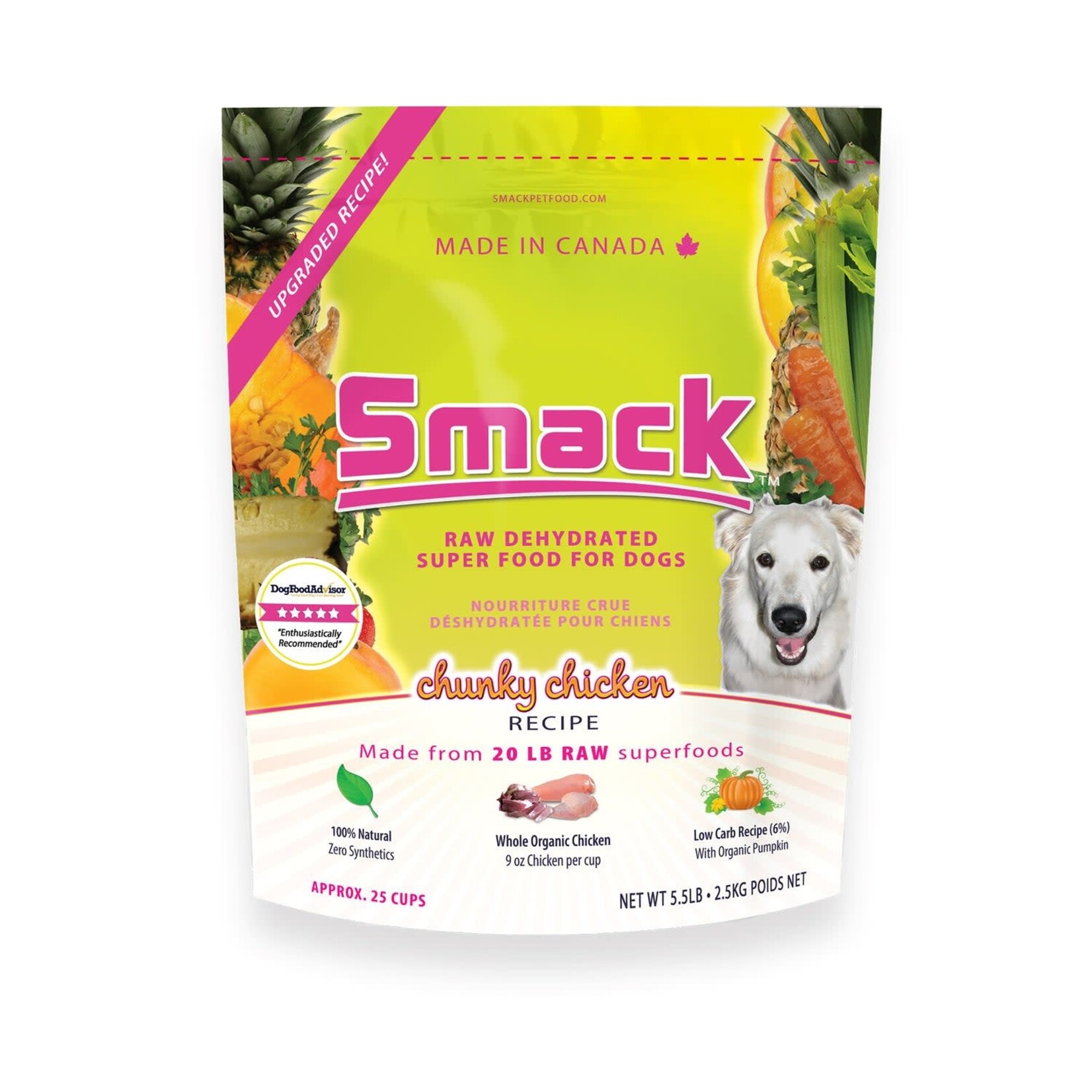 Smack Smack Chunky Chicken Dog 2.5kg