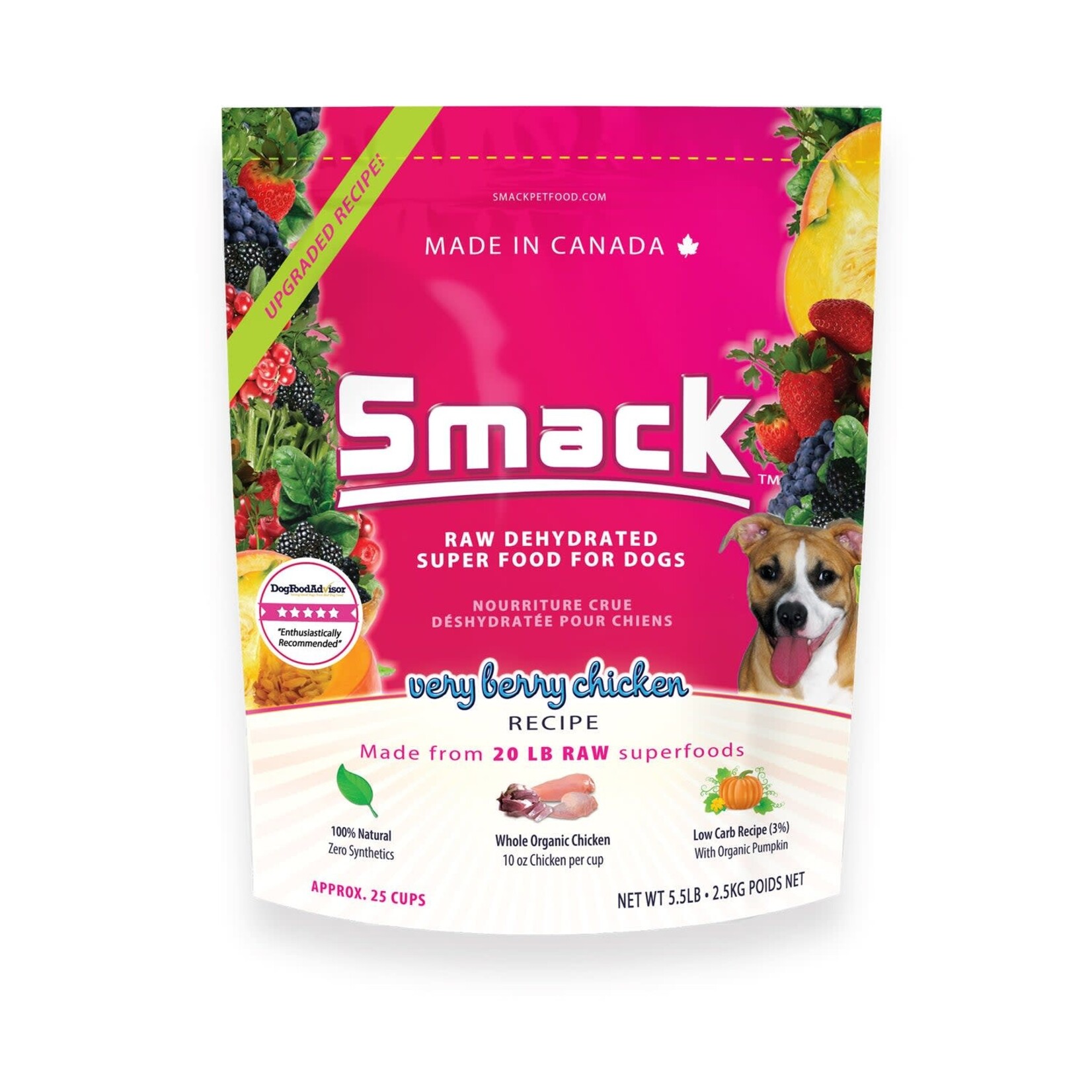 Smack Smack Very Berry Chicken Dog 2.5kg