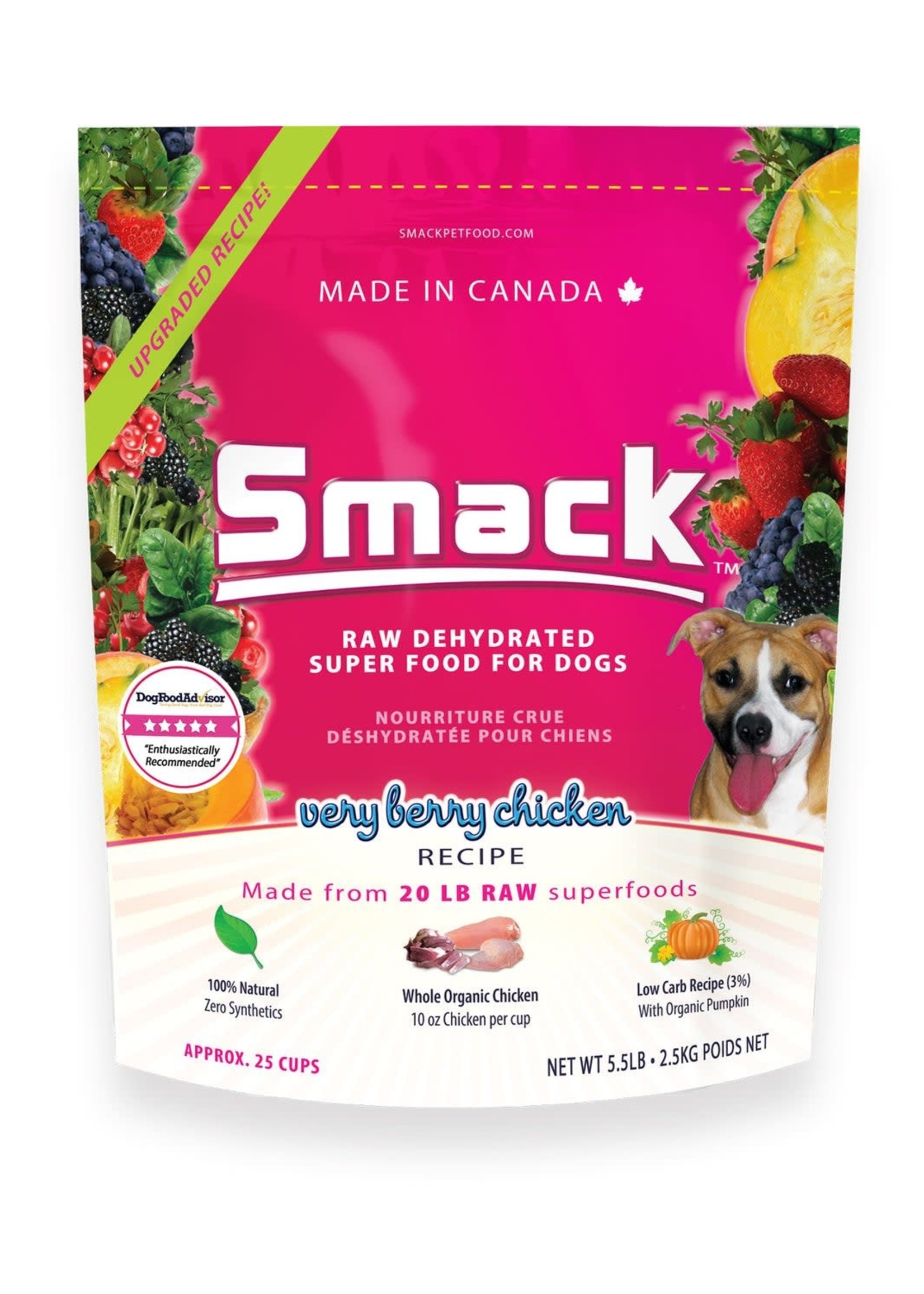 Smack Smack Very Berry Chicken Dog 2.5kg