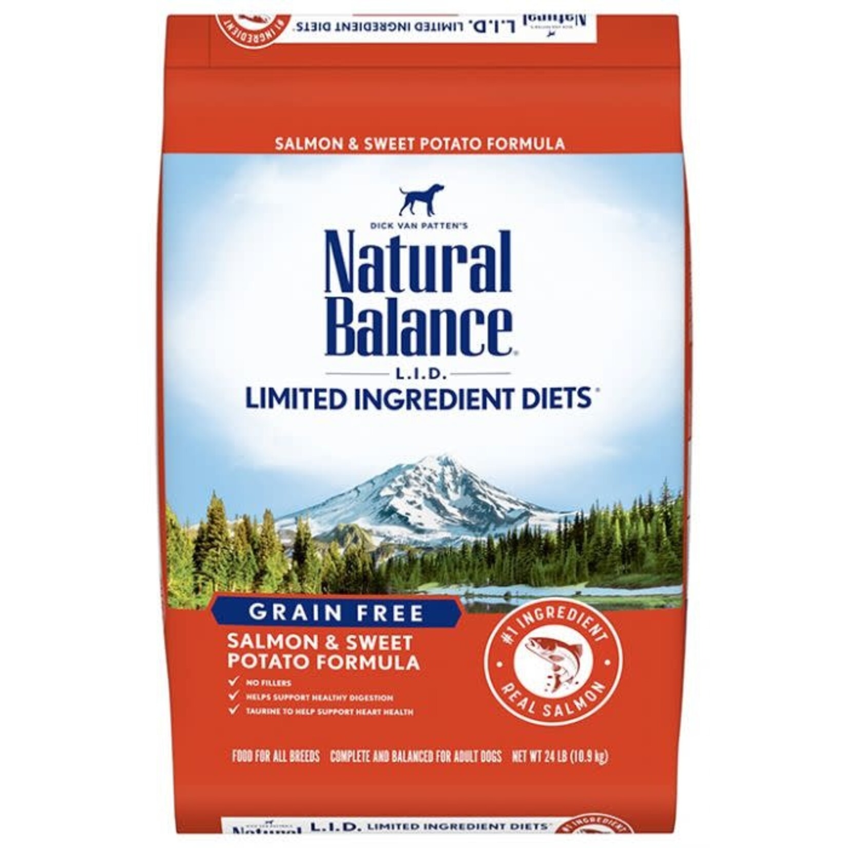 Natural Balance Dog LID Salmon & Sweet Potato 24lb