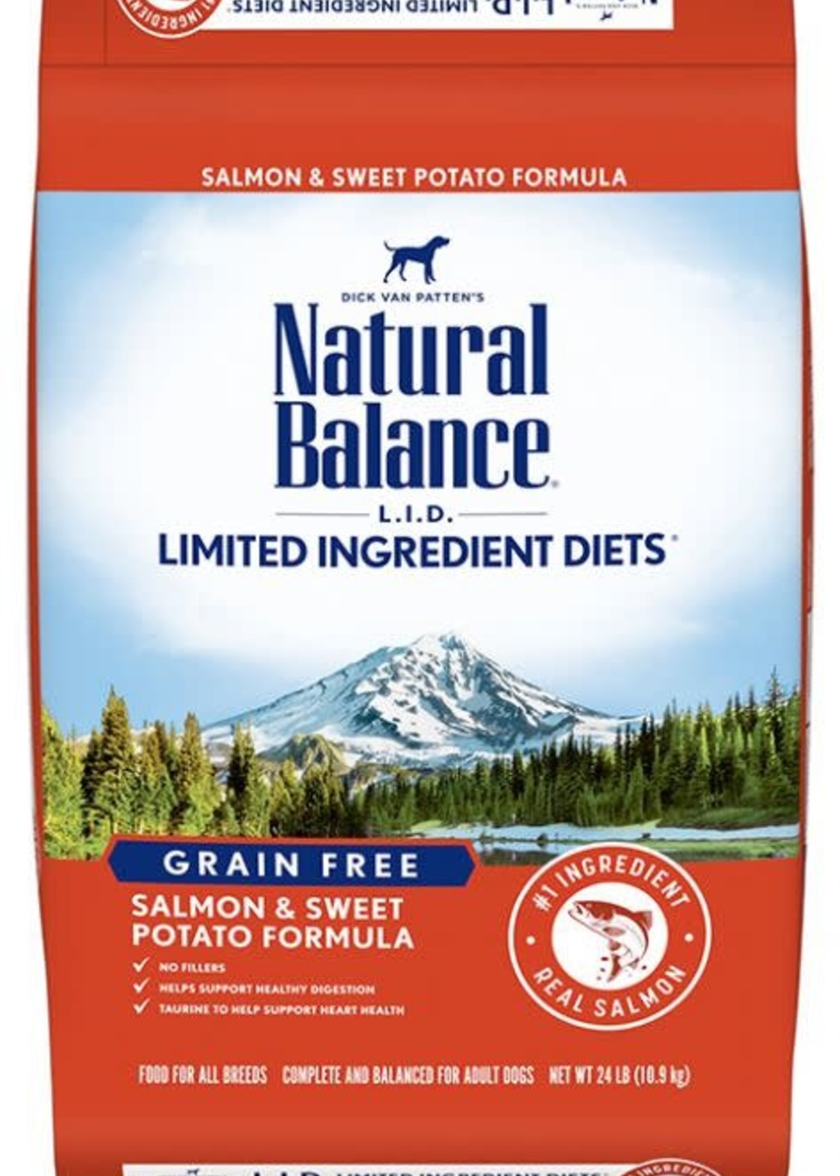 Natural Balance Dog LID Salmon & Sweet Potato 24lb