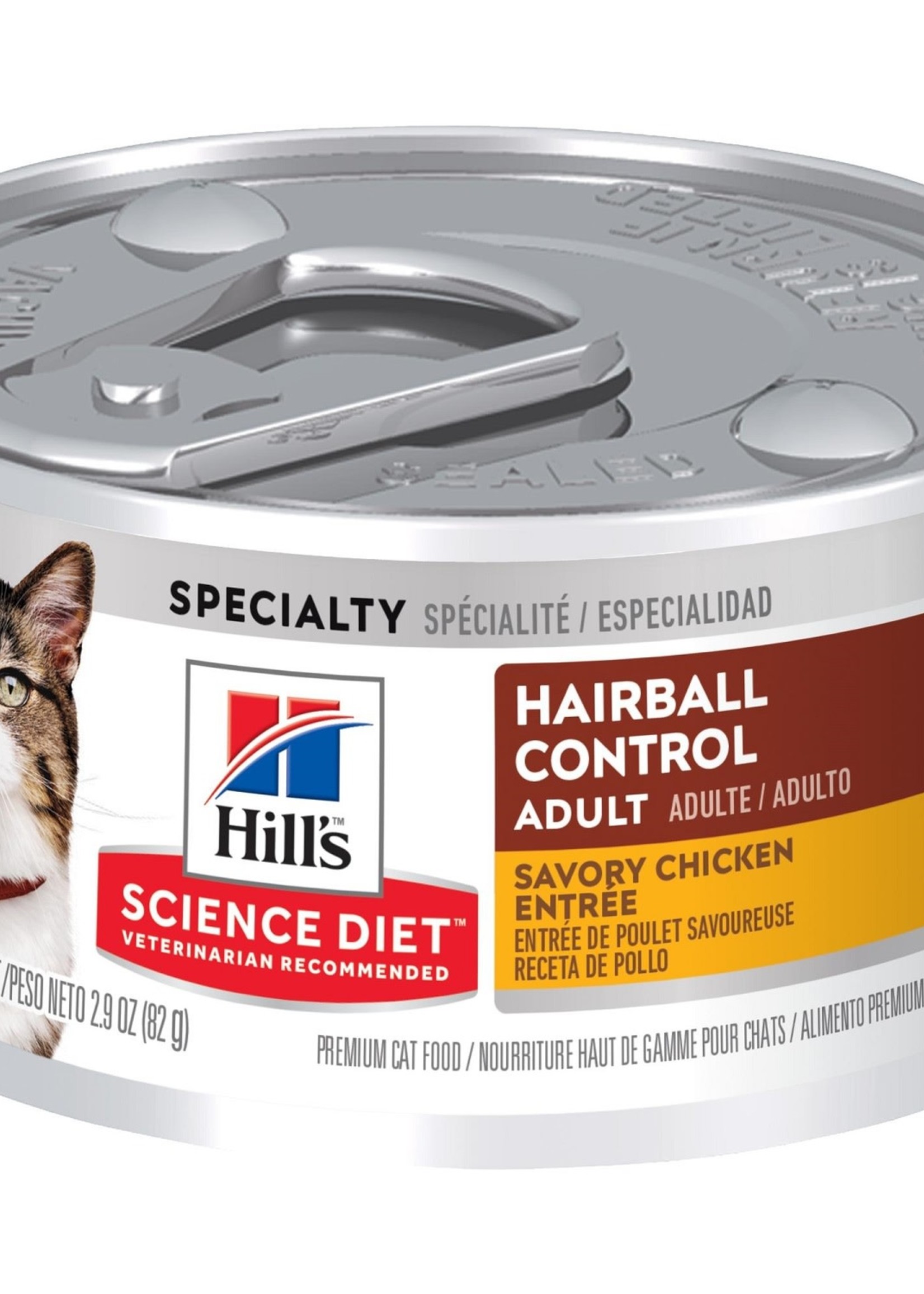 Hill's Science Diet Hill's Science Diet Feline Can Hairball Savory Chicken 156g