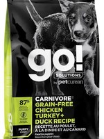 Go! Solutions GO! Dog Carnivore GF Chicken Turkey Duck Puppy 22lbs