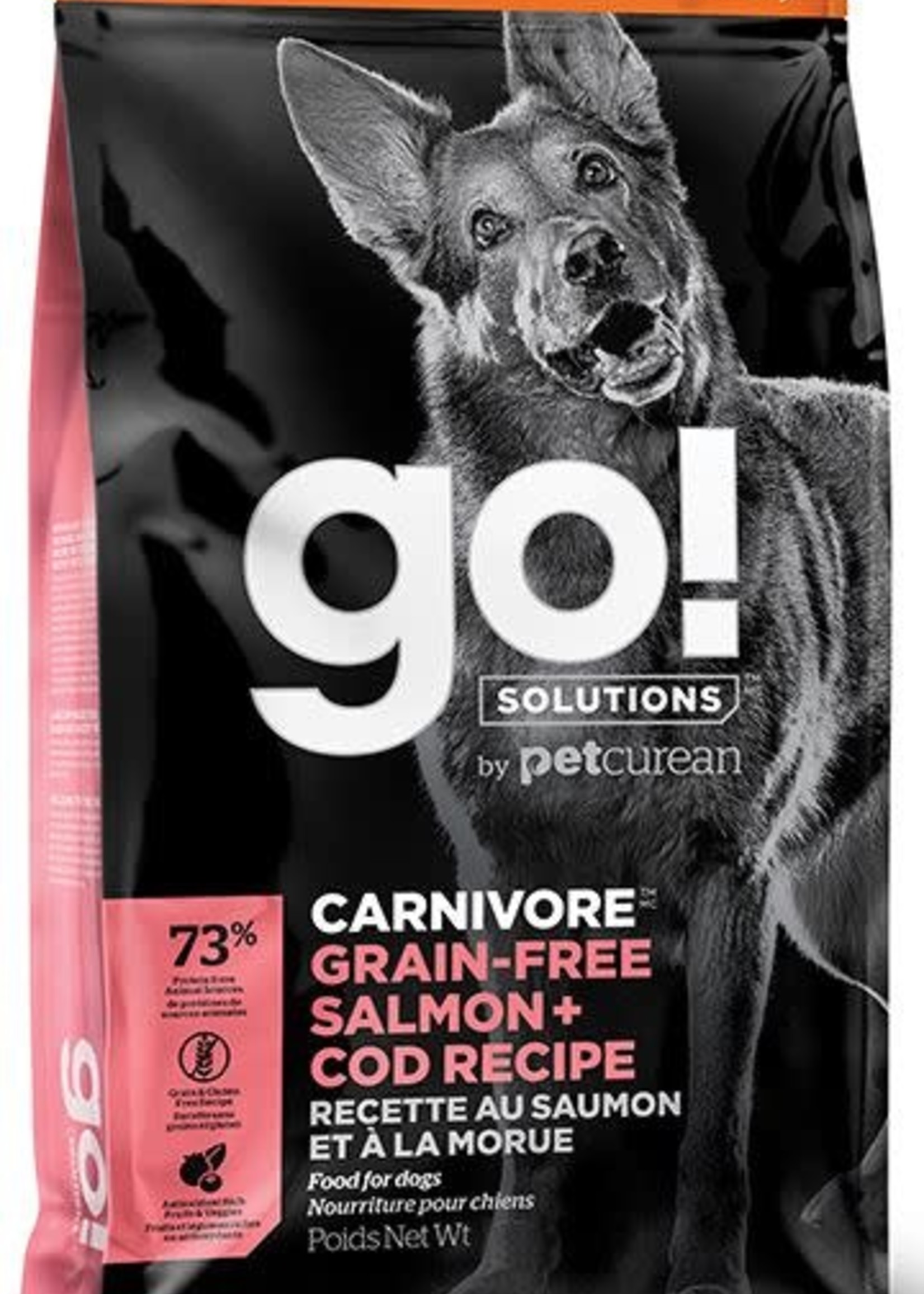 Go! Solutions GO! Dog Carnivore Grain Free Salmon Cod Dog 22 lb