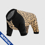 Canada Pooch Frosty Fleece Sweatsuit Leopard 10