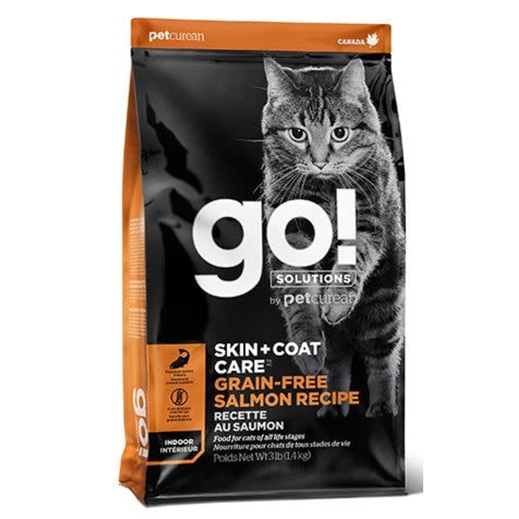 Go! Solutions GO! Cat Skin & Coat Grain Free Salmon Cat 3lbs
