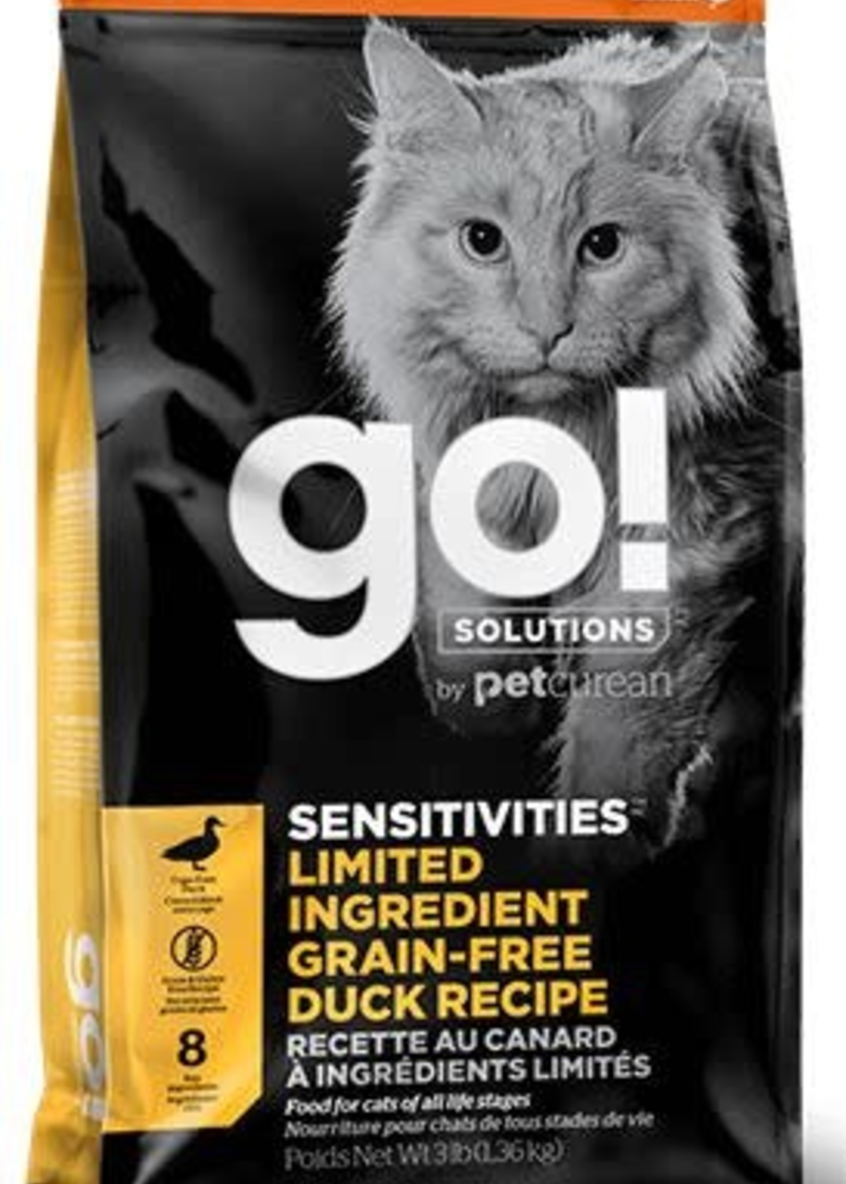 Go! Solutions GO! Cat Sensitivities LID Cat Duck 3lb