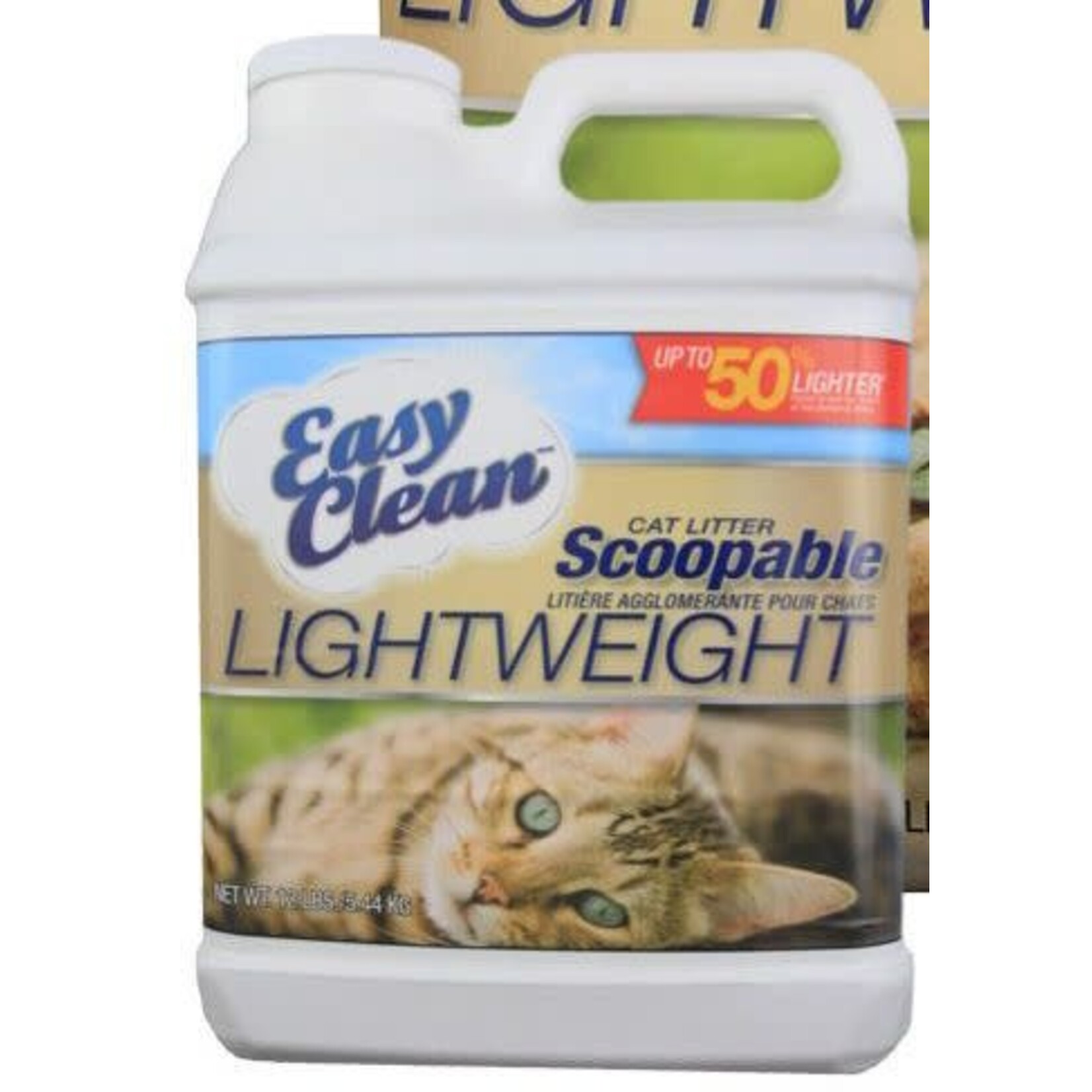 Easy Clean Lightweight Scoopable Cat Litter 12lbs
