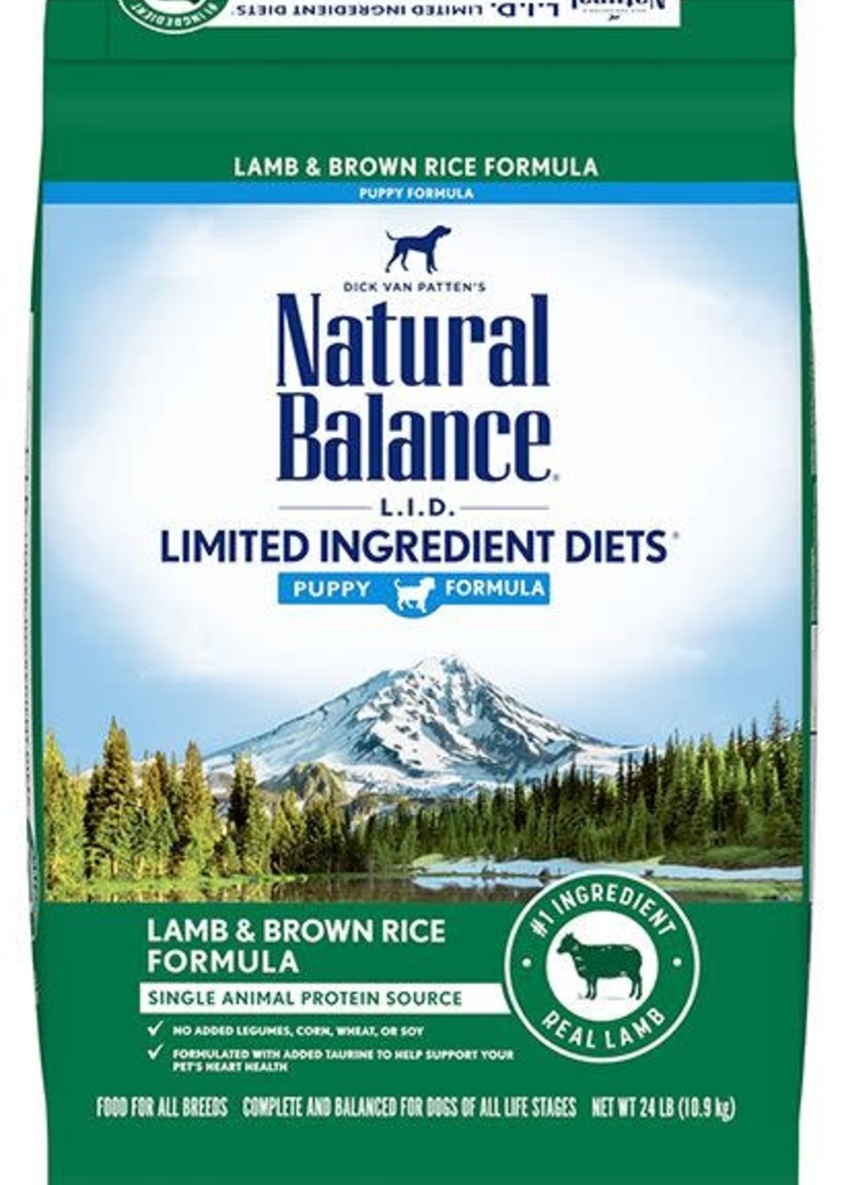 Natural Balance LID Lamb and Rice Puppy Dog 24lb