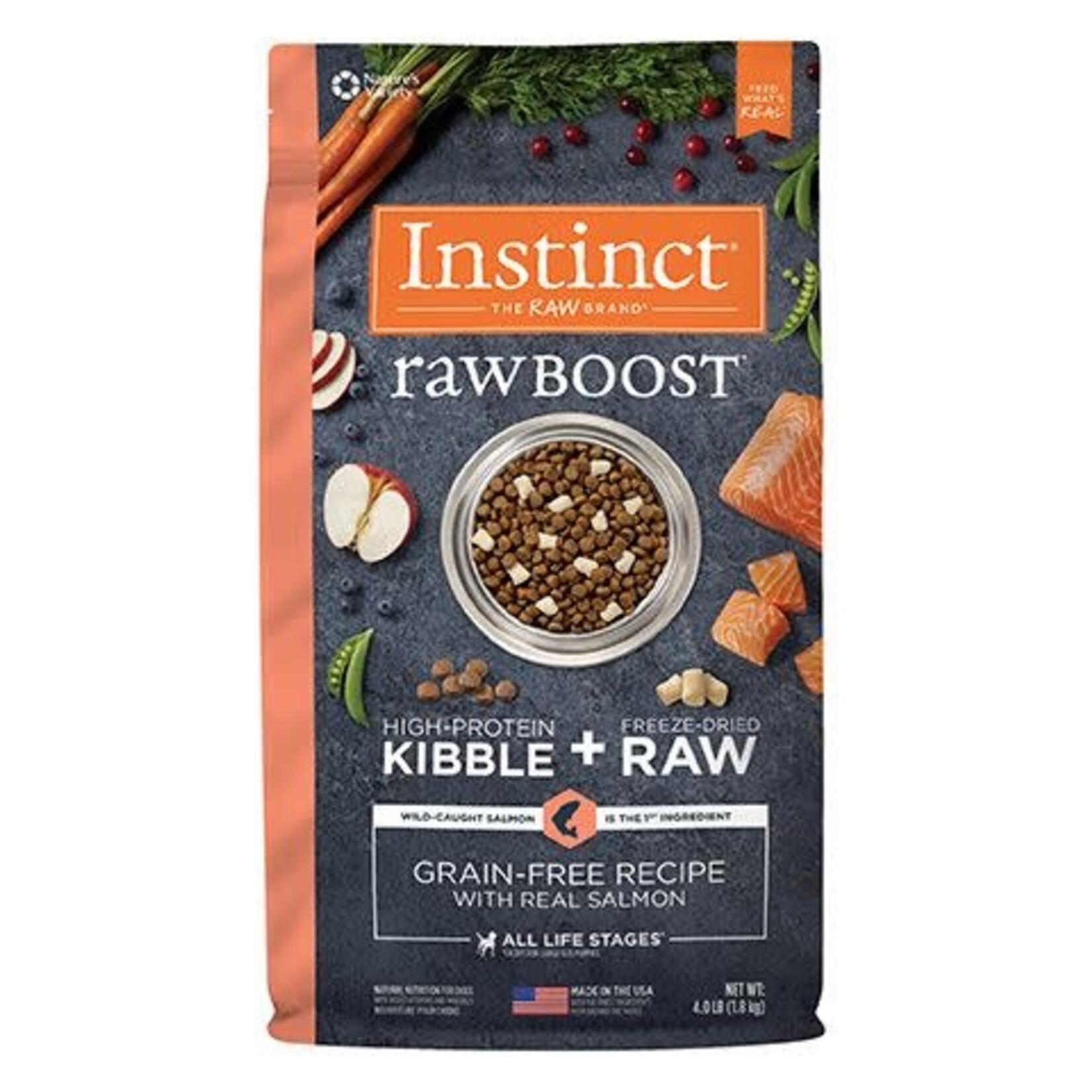 Nature's Variety Instinct Raw Boost Grain Free Dog Salmon 19lb