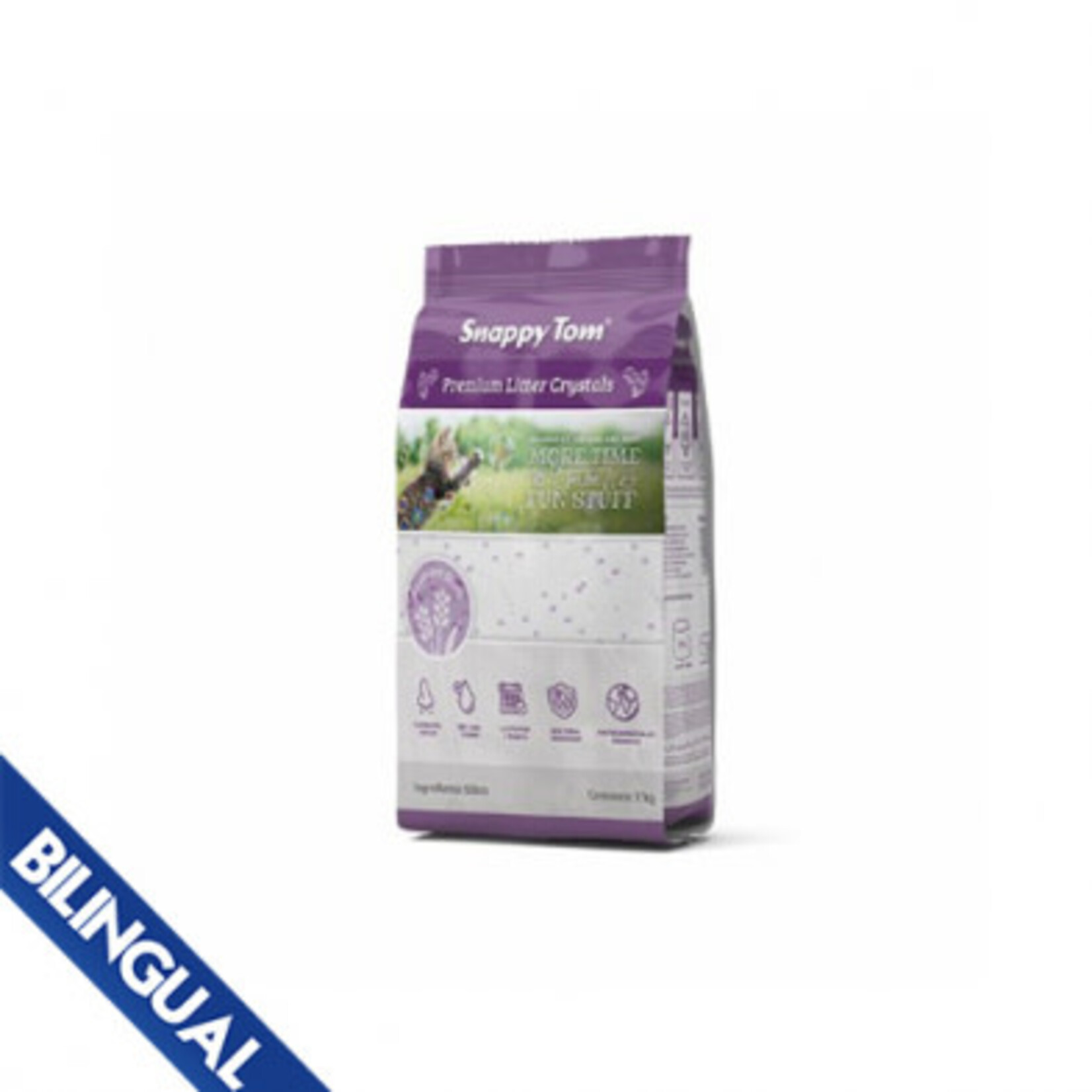 Snappy Tom Snappy Tom Crystal Cat Litter Lavender 2 kg