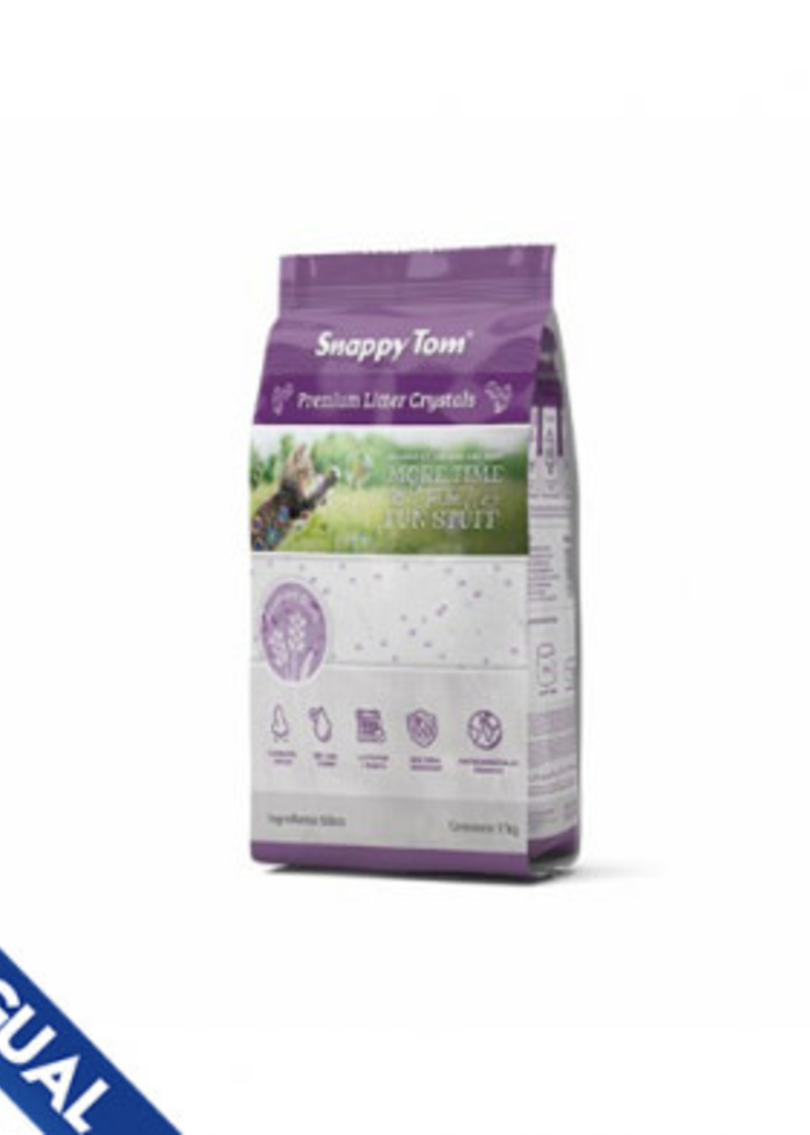 Snappy Tom Snappy Tom Crystal Cat Litter Lavender 2 kg