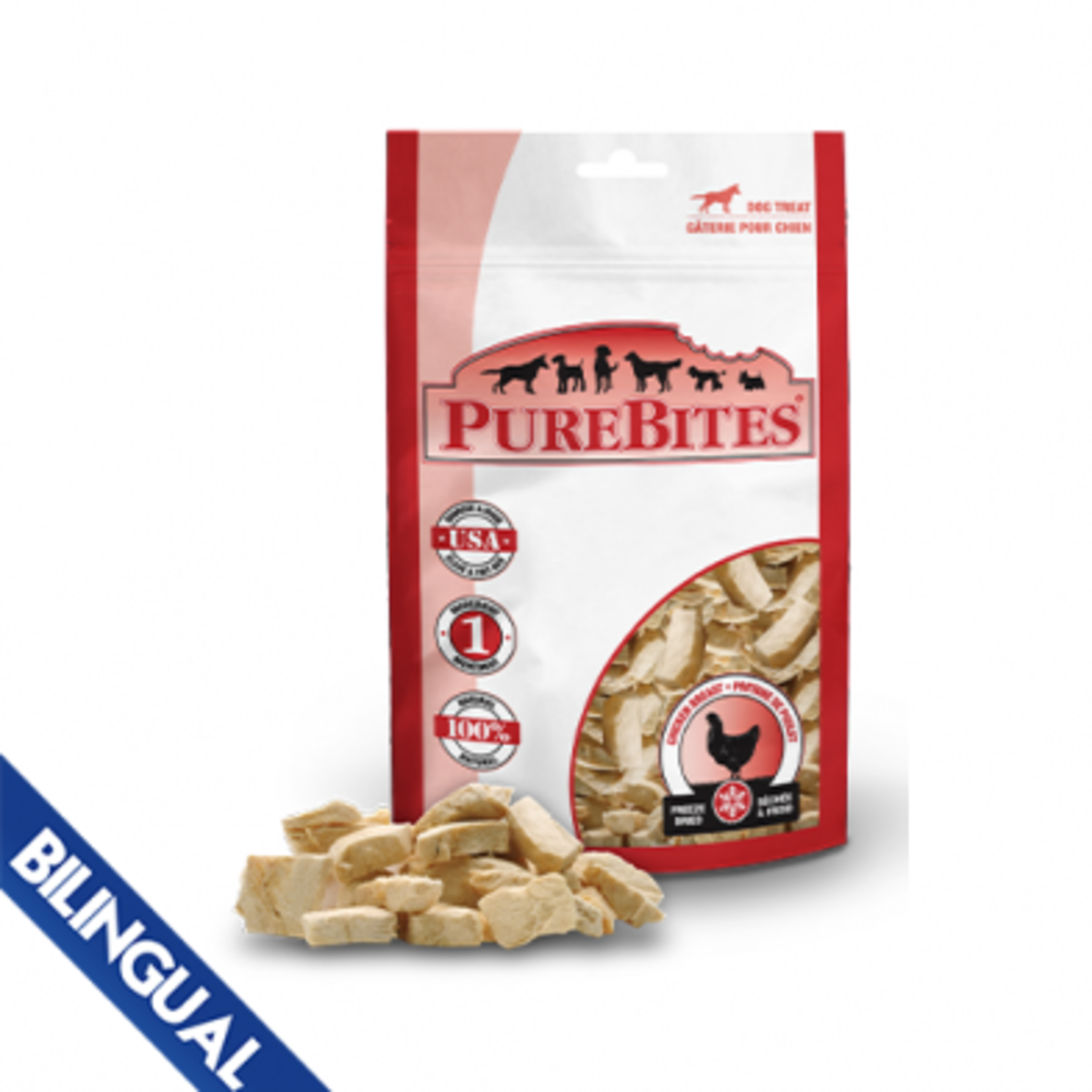 Purebites® Purebites Dog Chicken Breast Freeze Dried Treat 175gm.