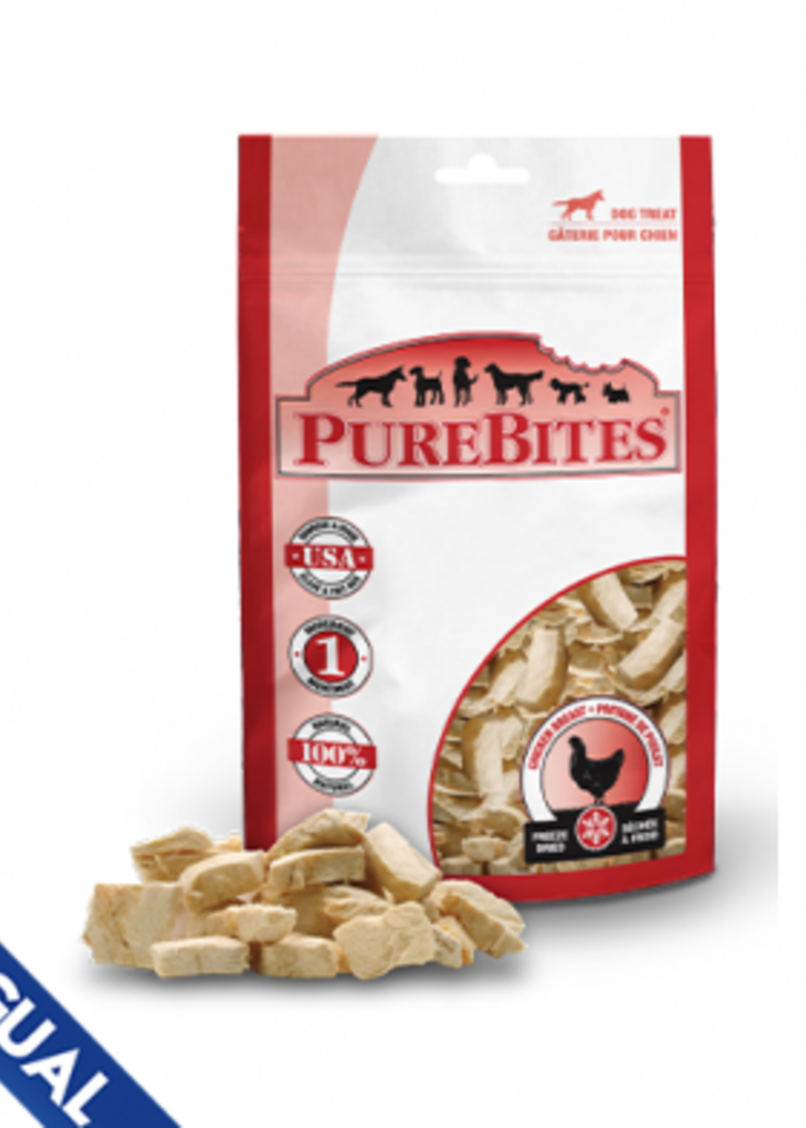 Purebites® Purebites Dog Chicken Breast Freeze Dried Treat 175gm.