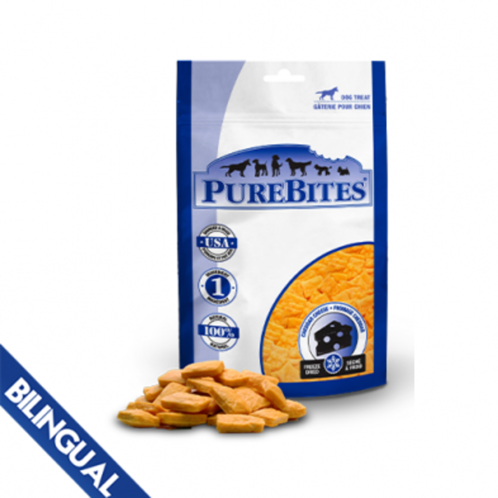 Purebites® Purebites Dog Cheddar Cheese Freeze Dried Treat 57gm.