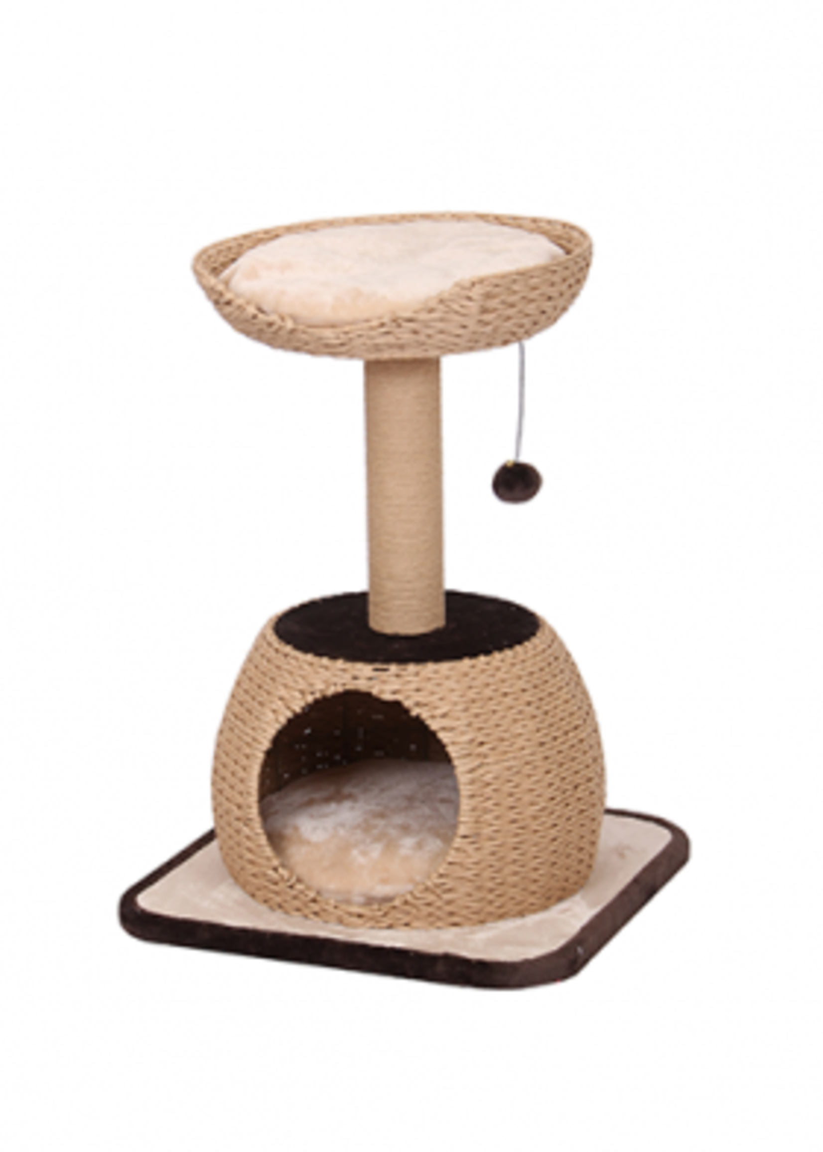 PETPALS GROUP© CAT TREE WITH CONDO NATURAL POST