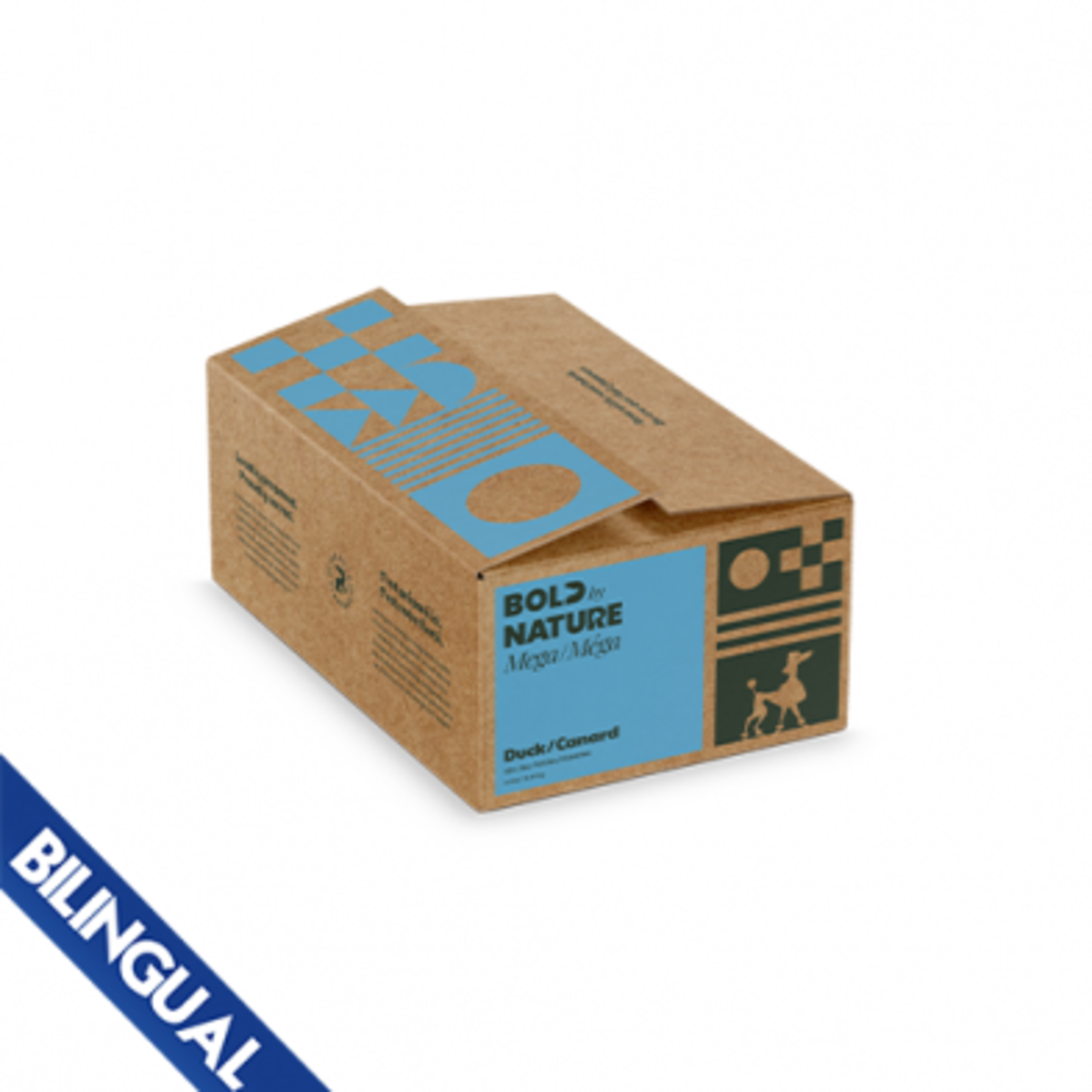 BOLD by Nature Mega Dog Raw Duck 24lbs