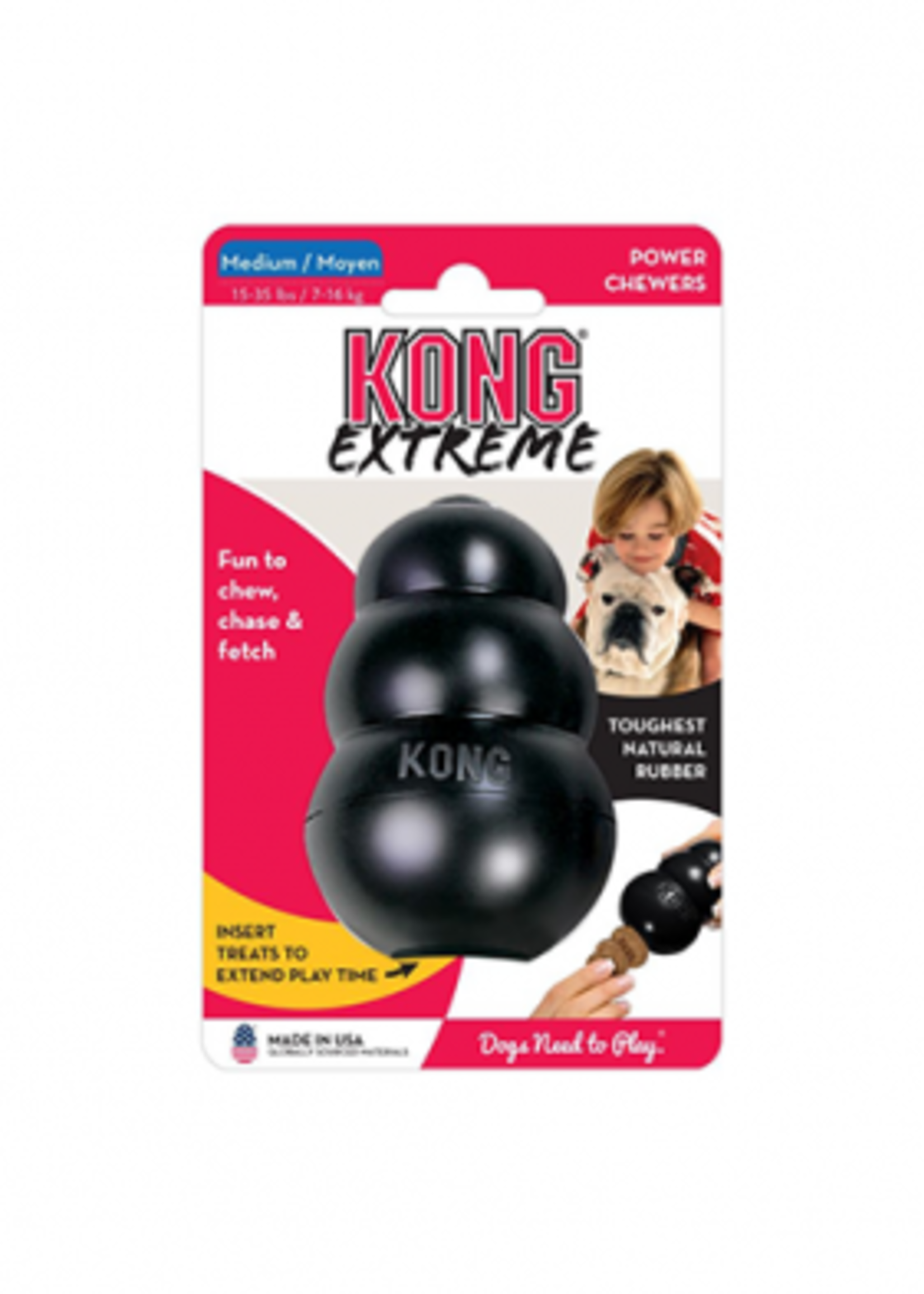 Kong® Kong Extreme Black Medium