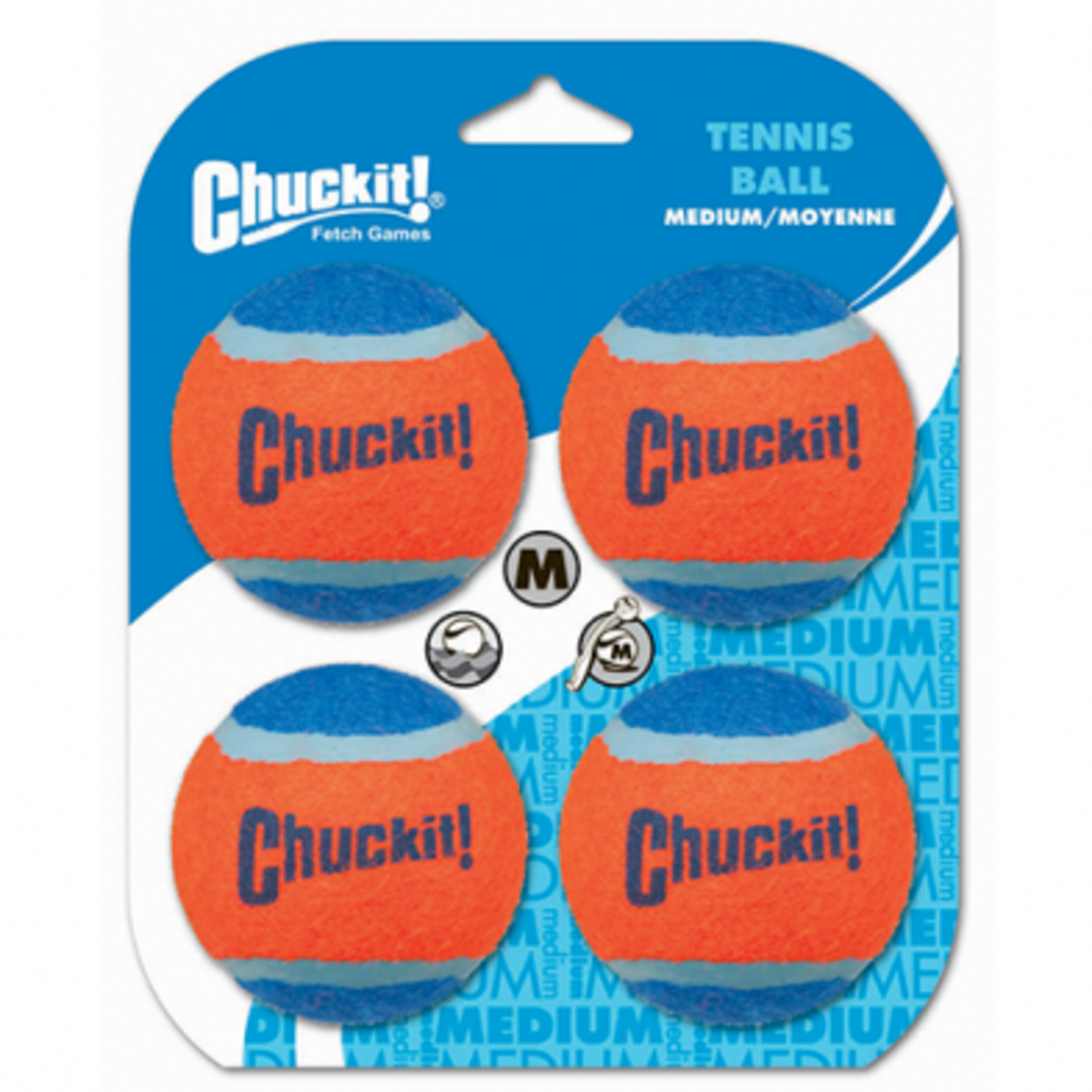 Chuckit!® Chuckit!® Tennis Balls Medium 4 pack