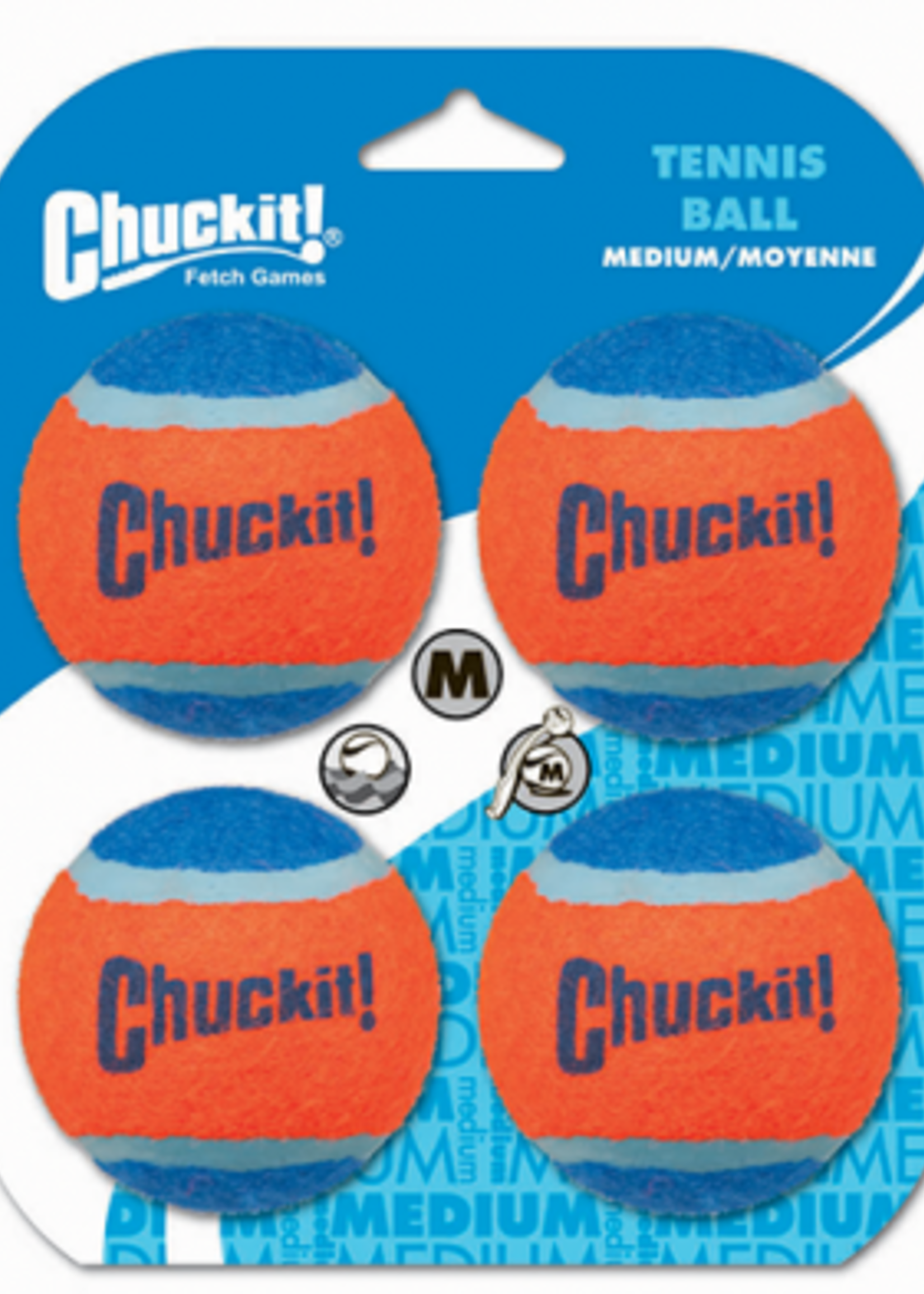 Chuckit!® Chuckit! Tennis Balls Medium 4 pack