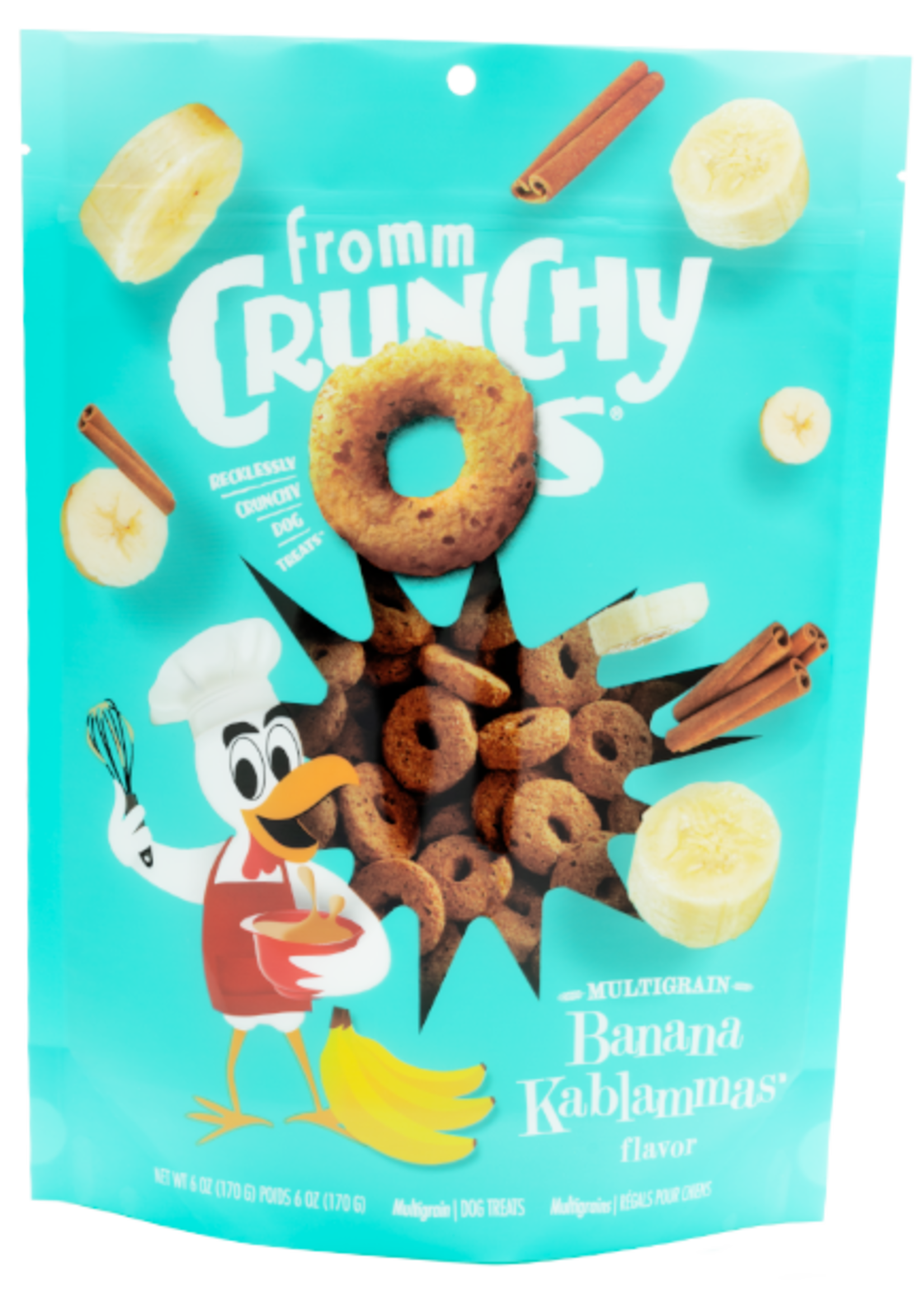 FROMM® Fromm Dog Crunchy O's Banana Kablammas 6oz Single