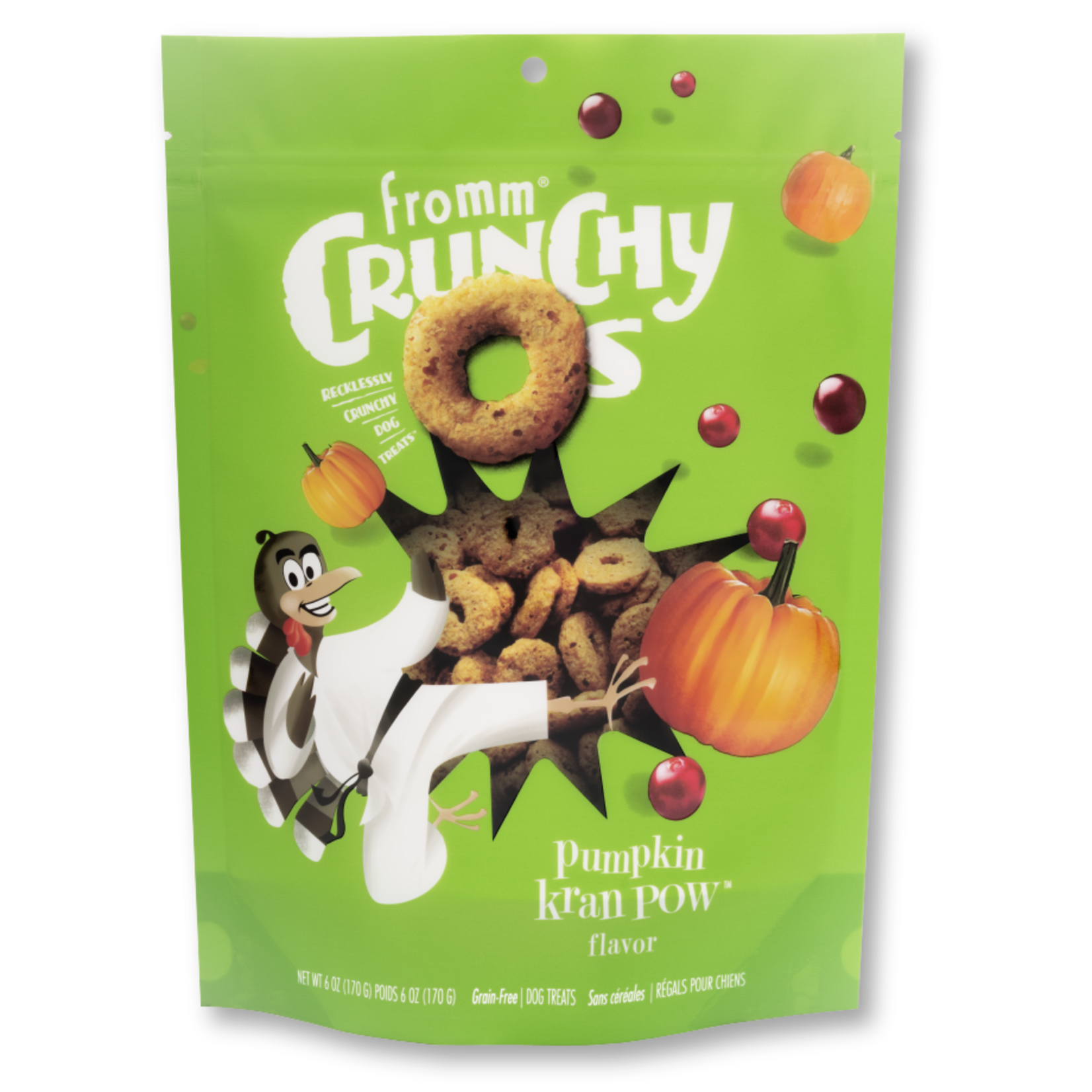 FROMM® Fromm Dog Crunchy O's Pumpkin Kran Pow 6oz Single