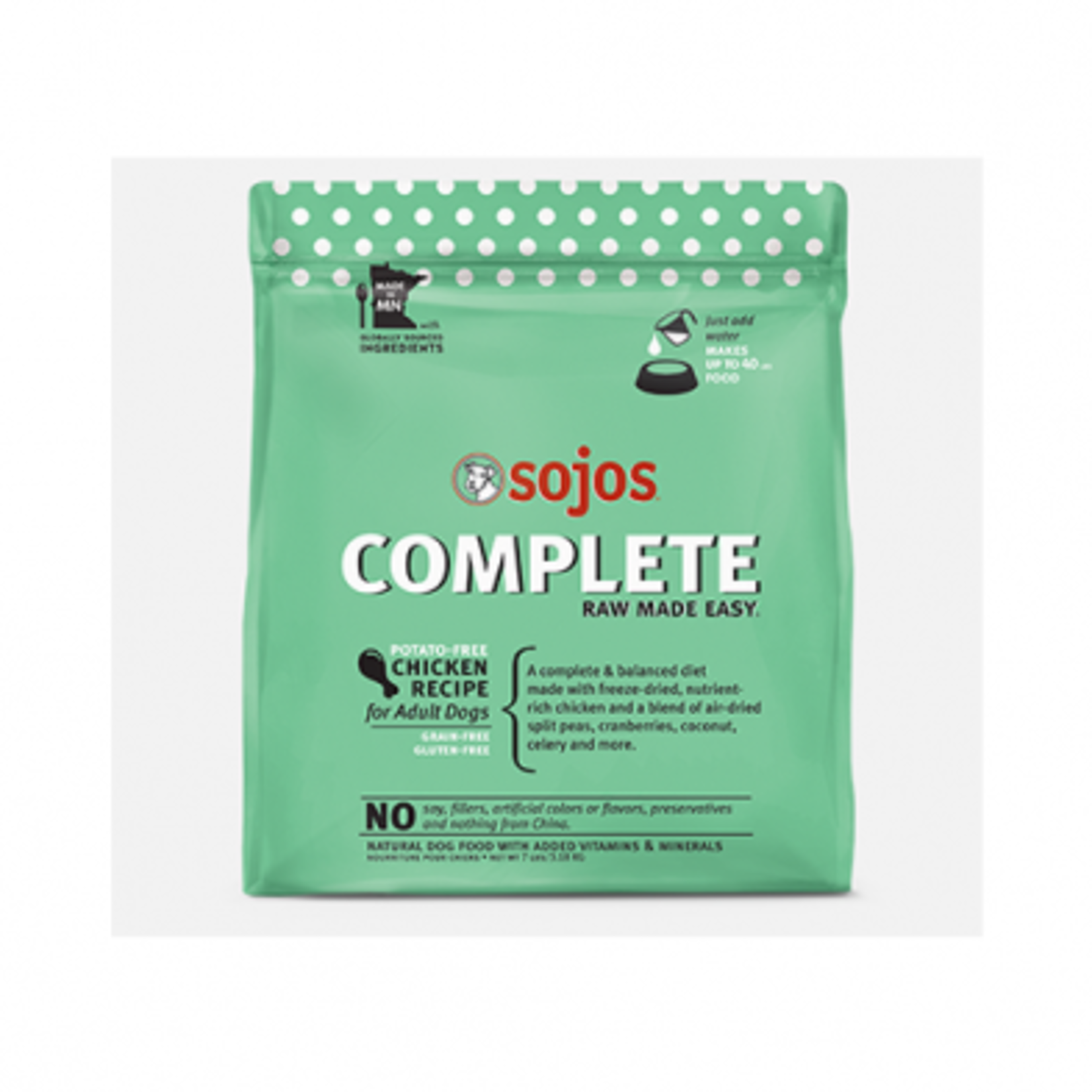 Sojos Complete Dog Food Mix Chicken 1.75lb