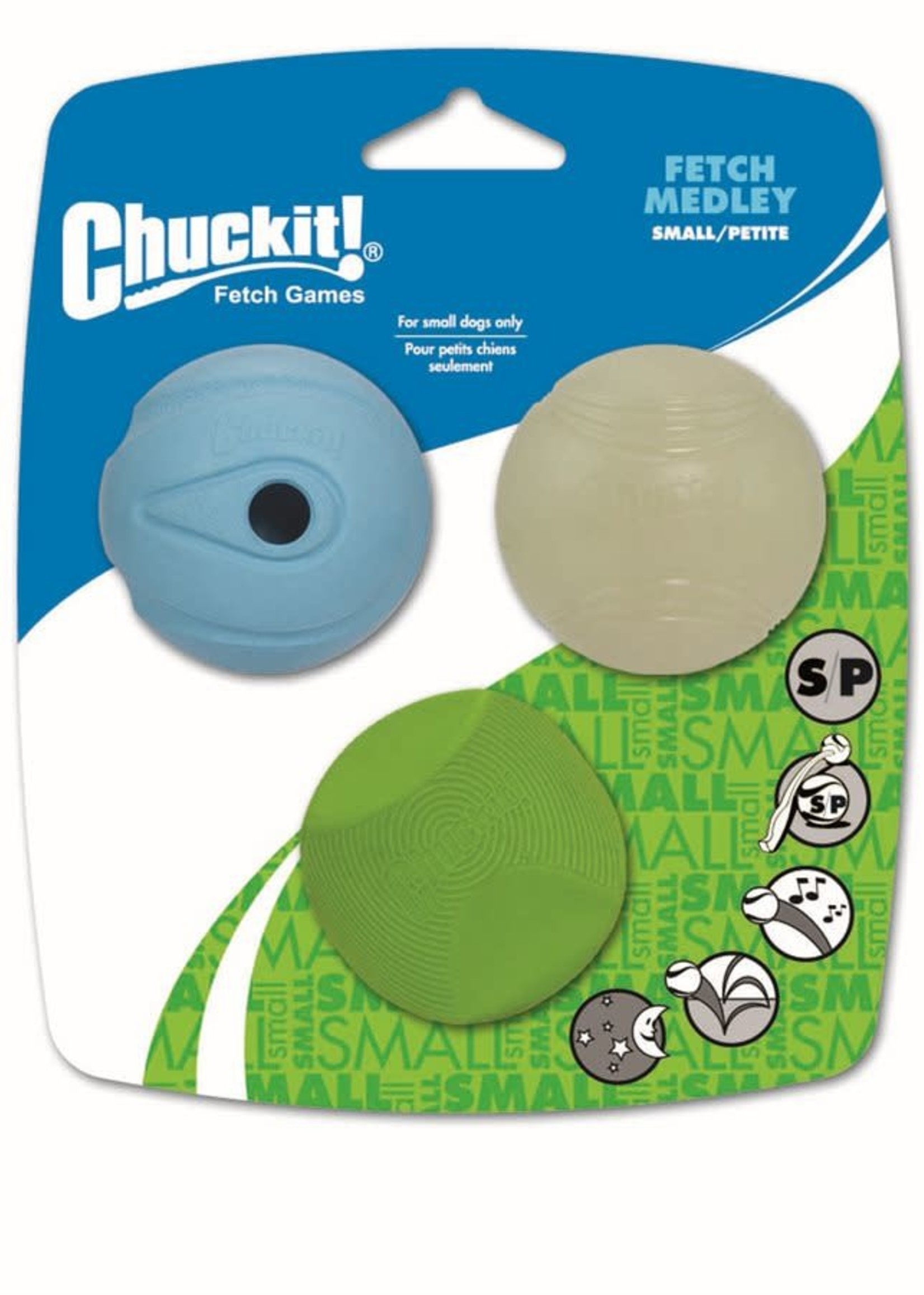 Chuckit!® Chuck it Fetch Medley Small 3pk