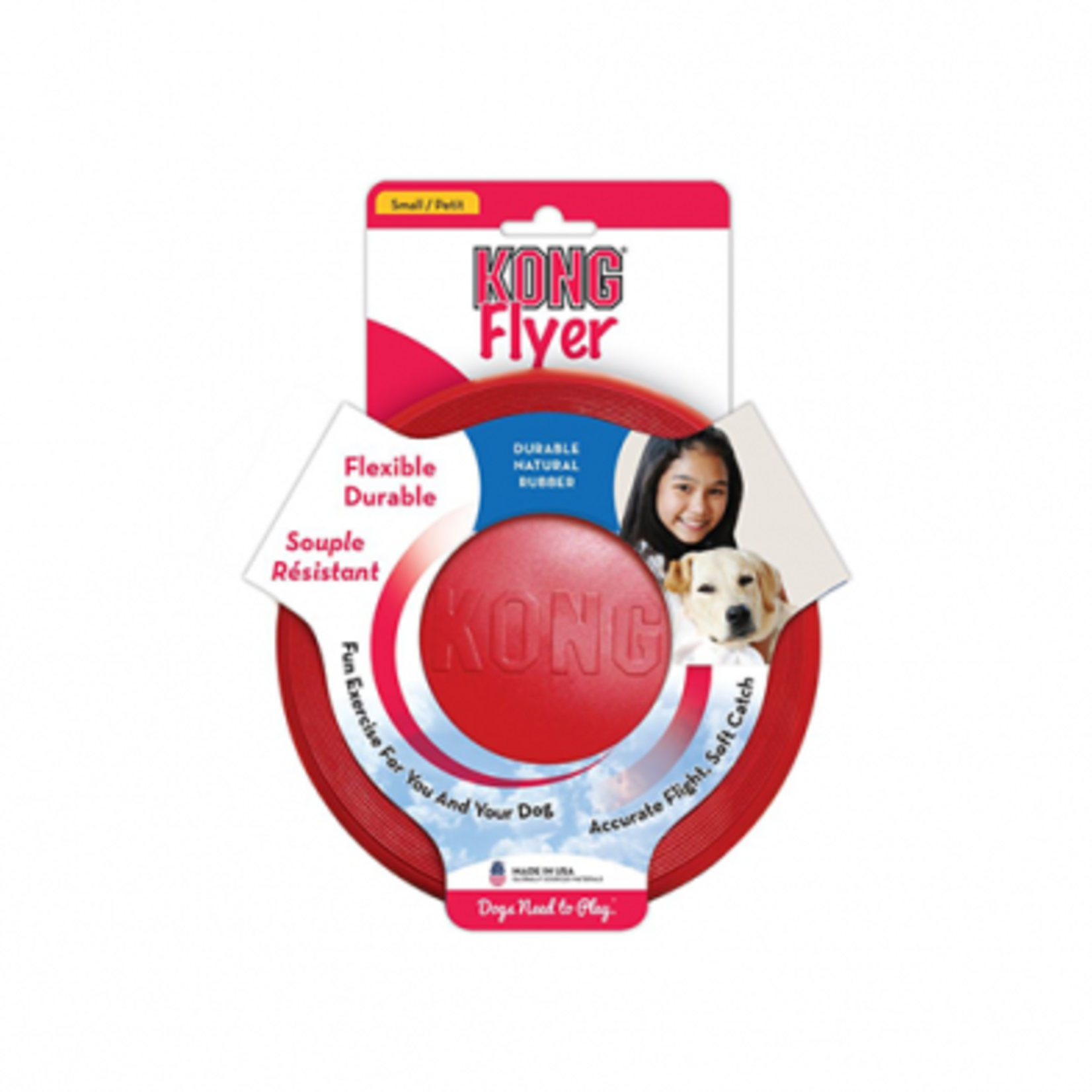 Kong® Kong Flyer Flexible Frisbee Small