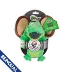 GoDog Go Dog Silent Squeaker Gator Monkey Large