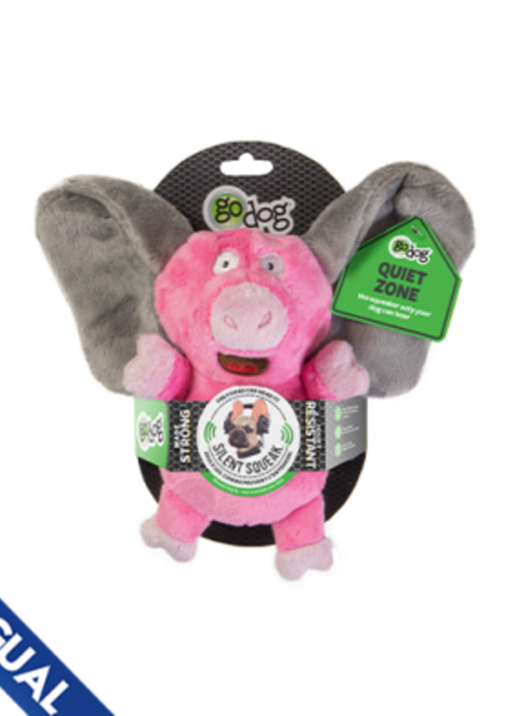 GoDog Go Dog Silent Squeaker Pig Elephant Small