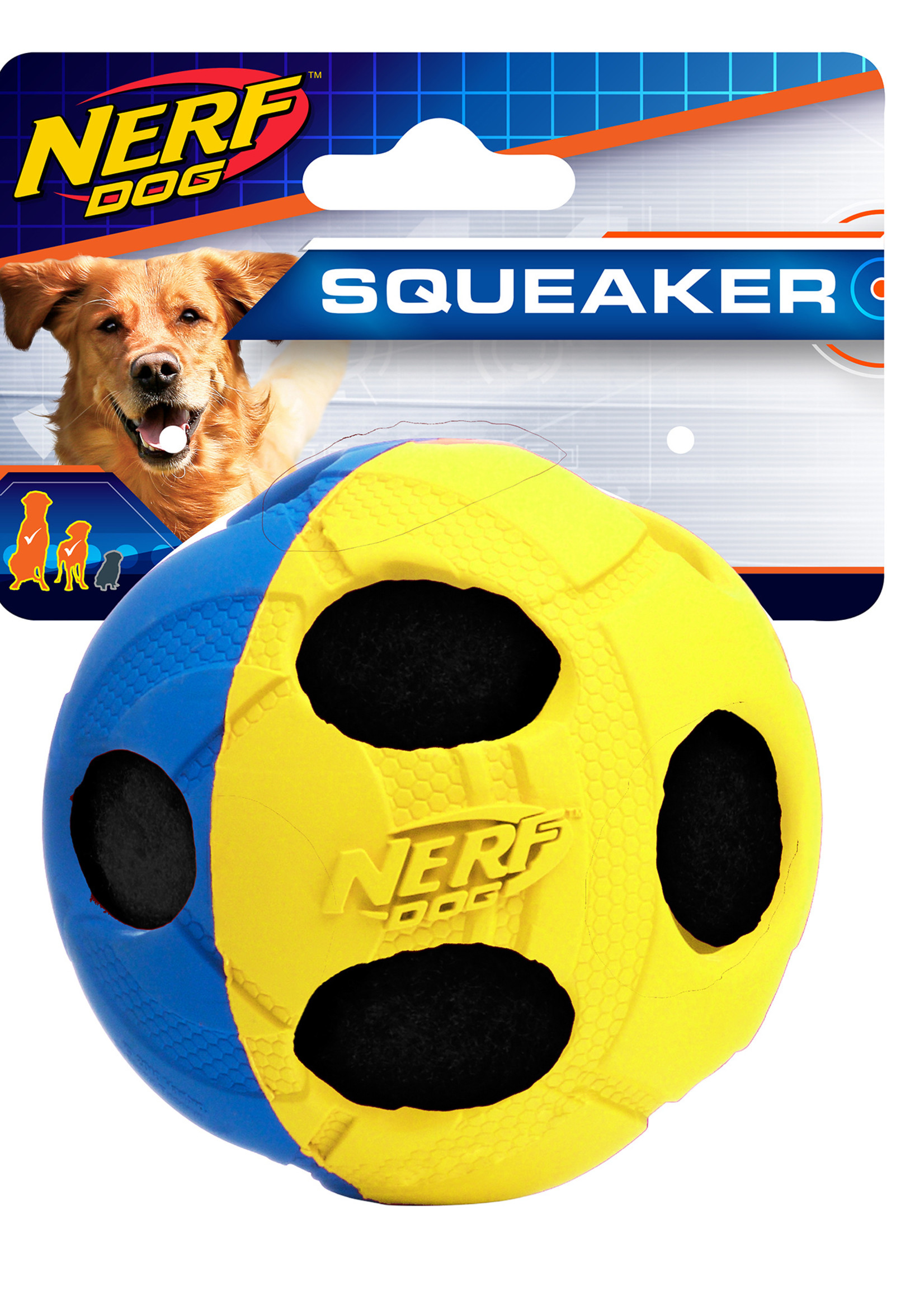 Nerf Nerf Dog Wrapped Bash Ball Medium (assorted colours)