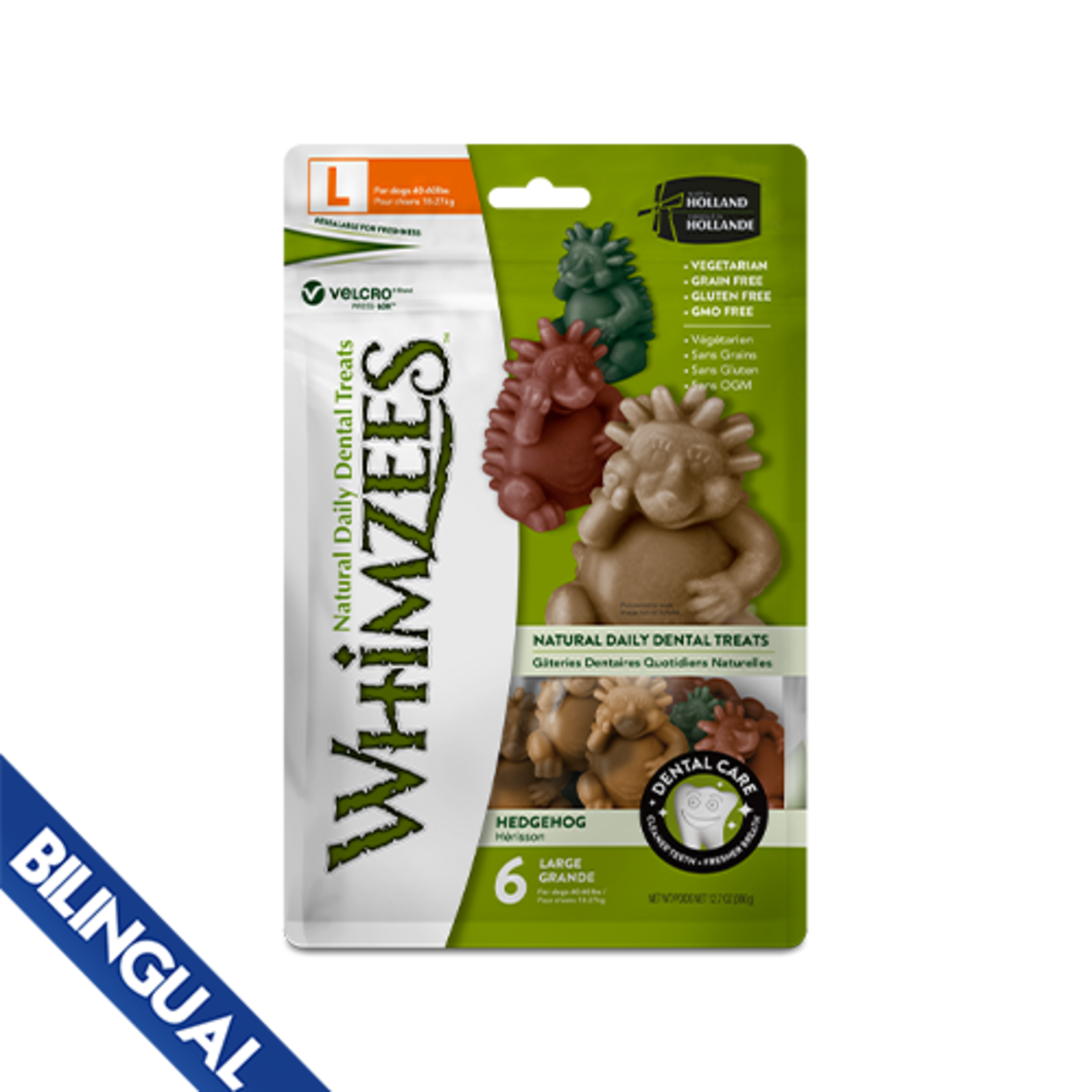 Whimzees™ Whimzees Pouch Hedgehog Large 12.7oz