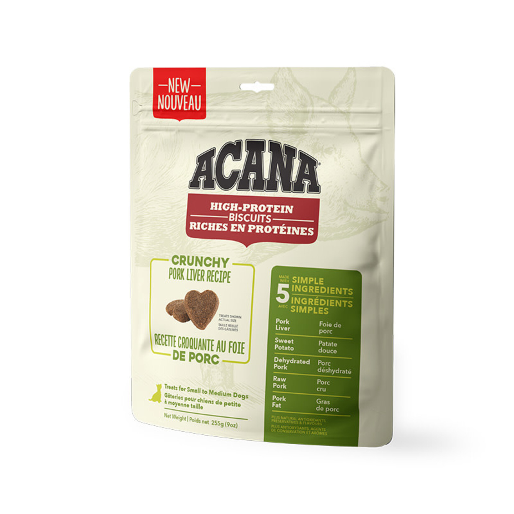 Acana® Acana Dog Crunchy Pork Liver Biscuits Small 255g