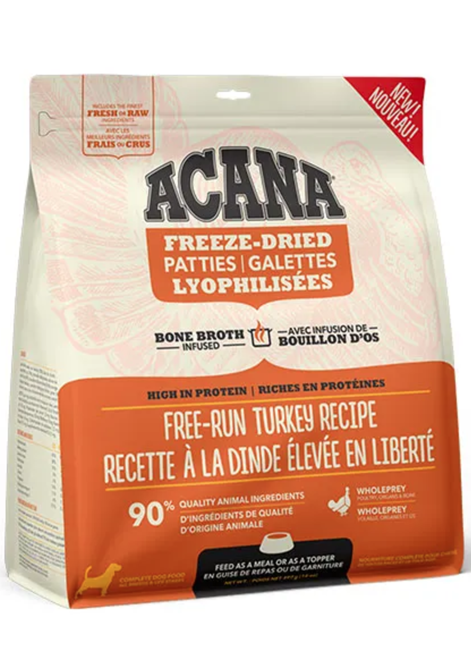 Acana® Acana Freeze-Dried Patties Free-Run Turkey 397g