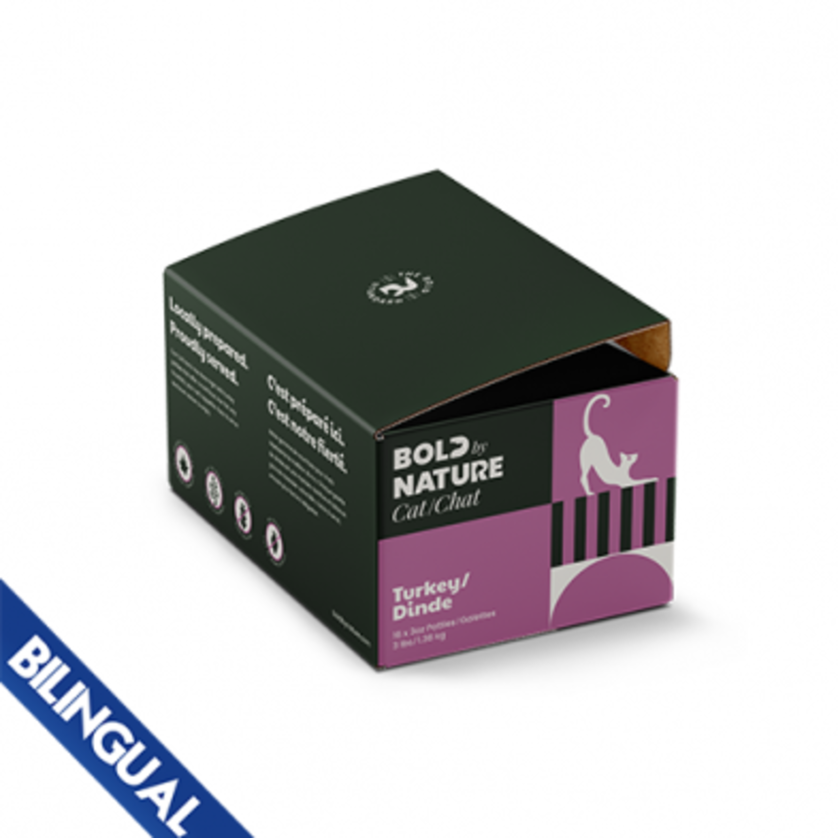BOLD by Nature Bold Raw Cat Turkey 3lb
