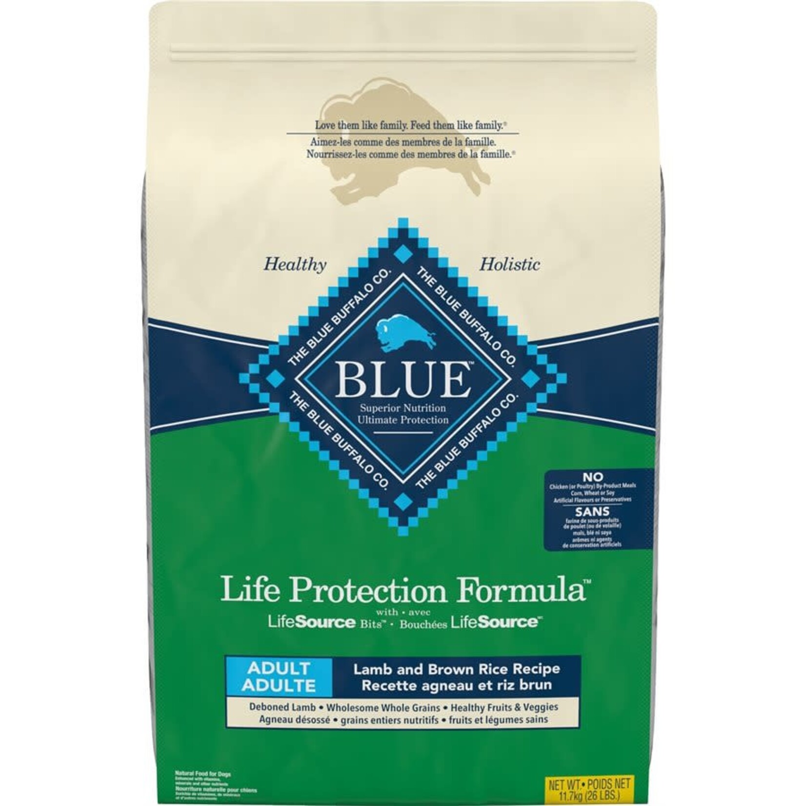 Blue Buffalo Adult Lamb Rice 26lbs