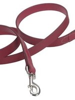 Circle T Circle T Oak Tanned Leather Leash Red Dog 1X1PC 1inx6ft