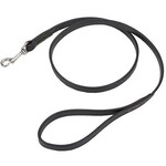 Coastal® Circle T Oak Tanned Leather Leash Black Dog 1X1PC 3/4inx4ft