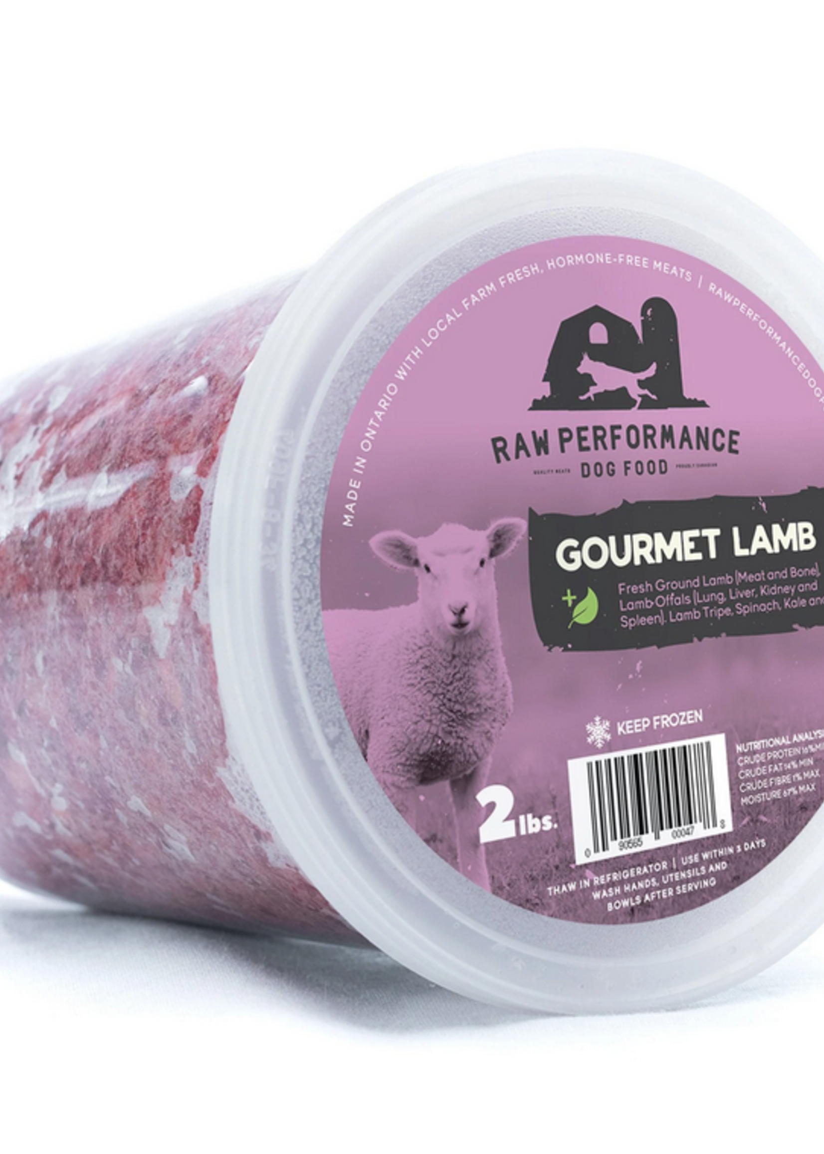 Raw Performance Raw Performance Gourmet Lamb 2lb