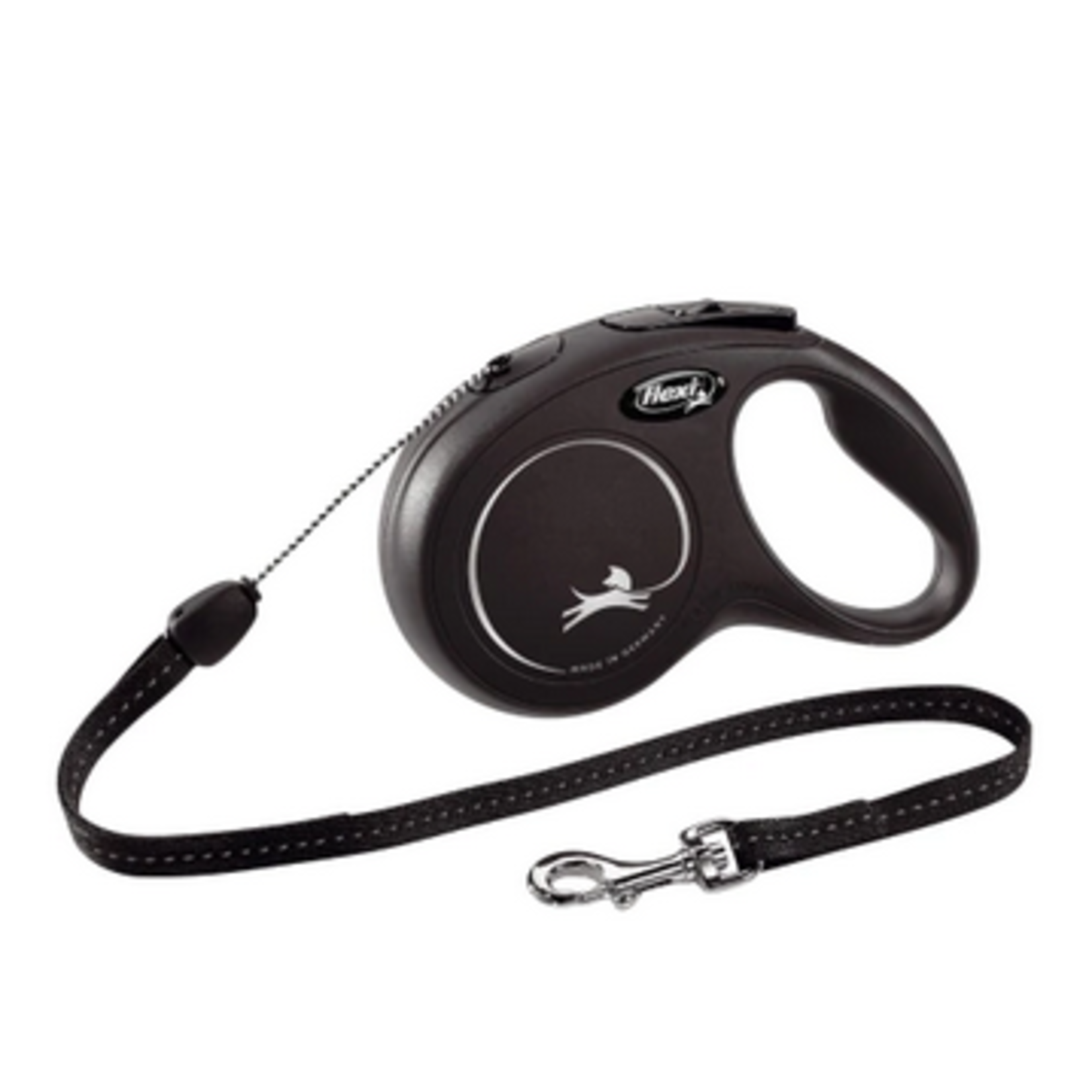 Flexi Flexi Classic Cord Retractable Lead Medium 8 Meter Black