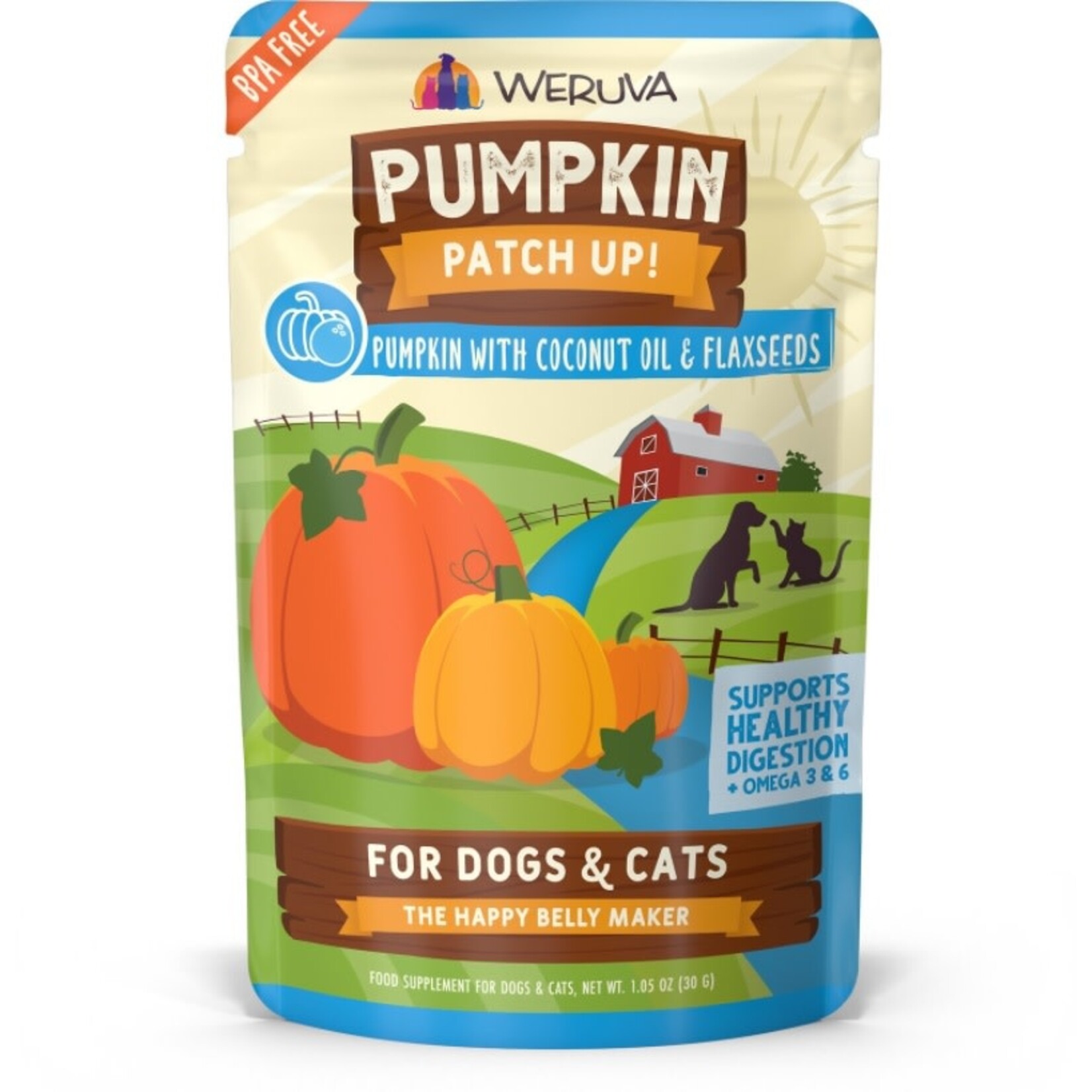 Weruva Pumpkin Patch Up Coconut Oil & Flaxseeds Dog & Cat 2.8oz