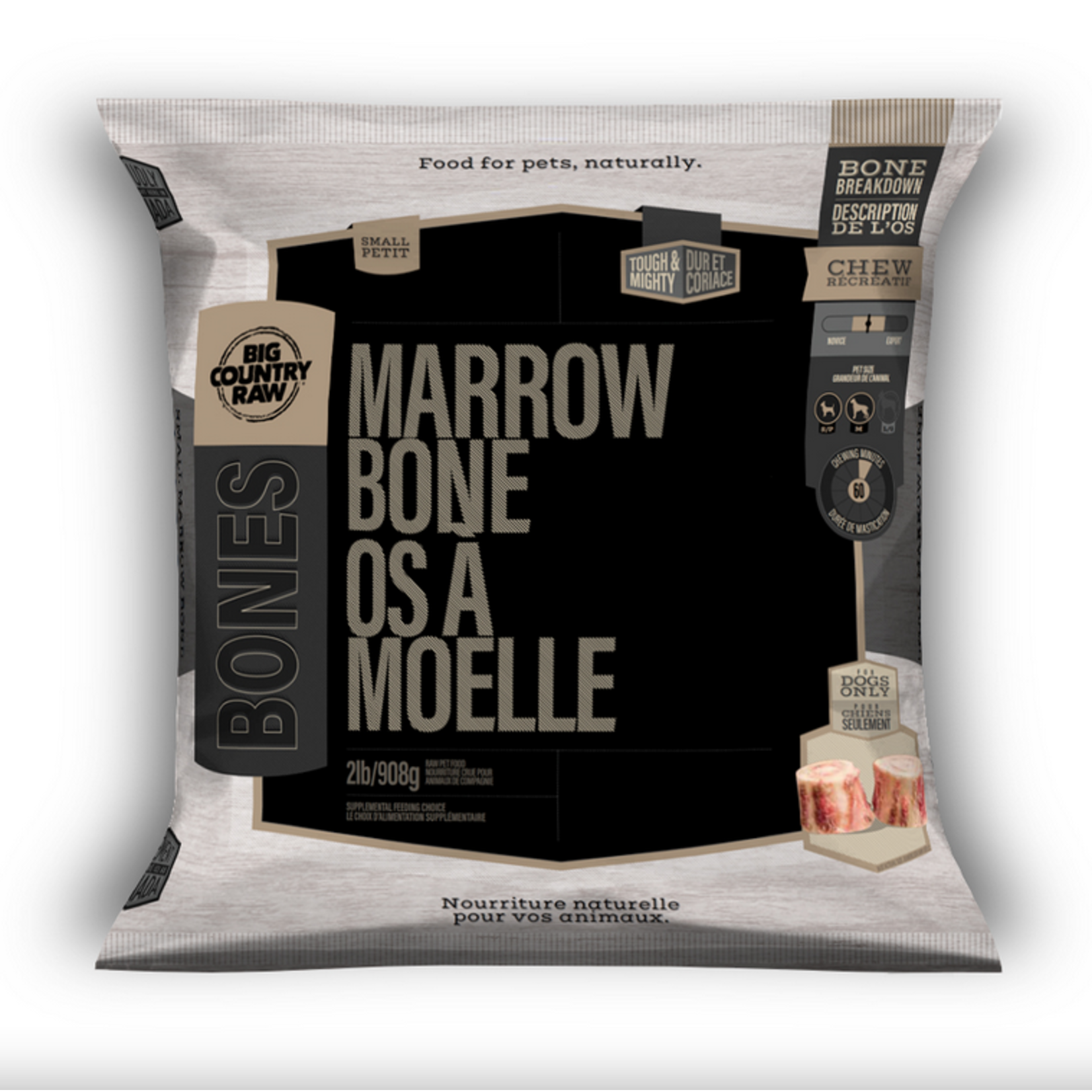 Big Country Raw Big Country Raw Beef Marrow Bone Small 2lbs