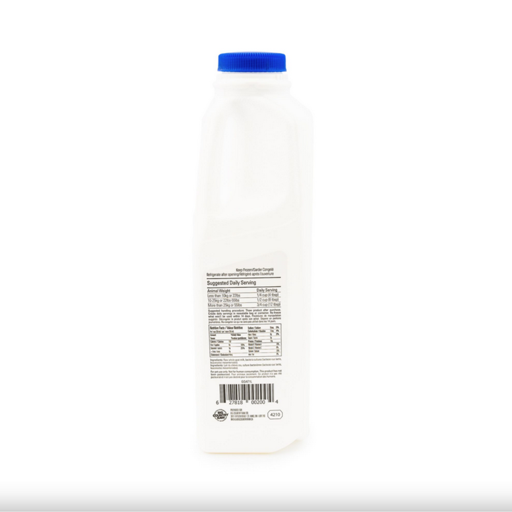 Big Country Raw Big Country Raw Goat Milk 975mL