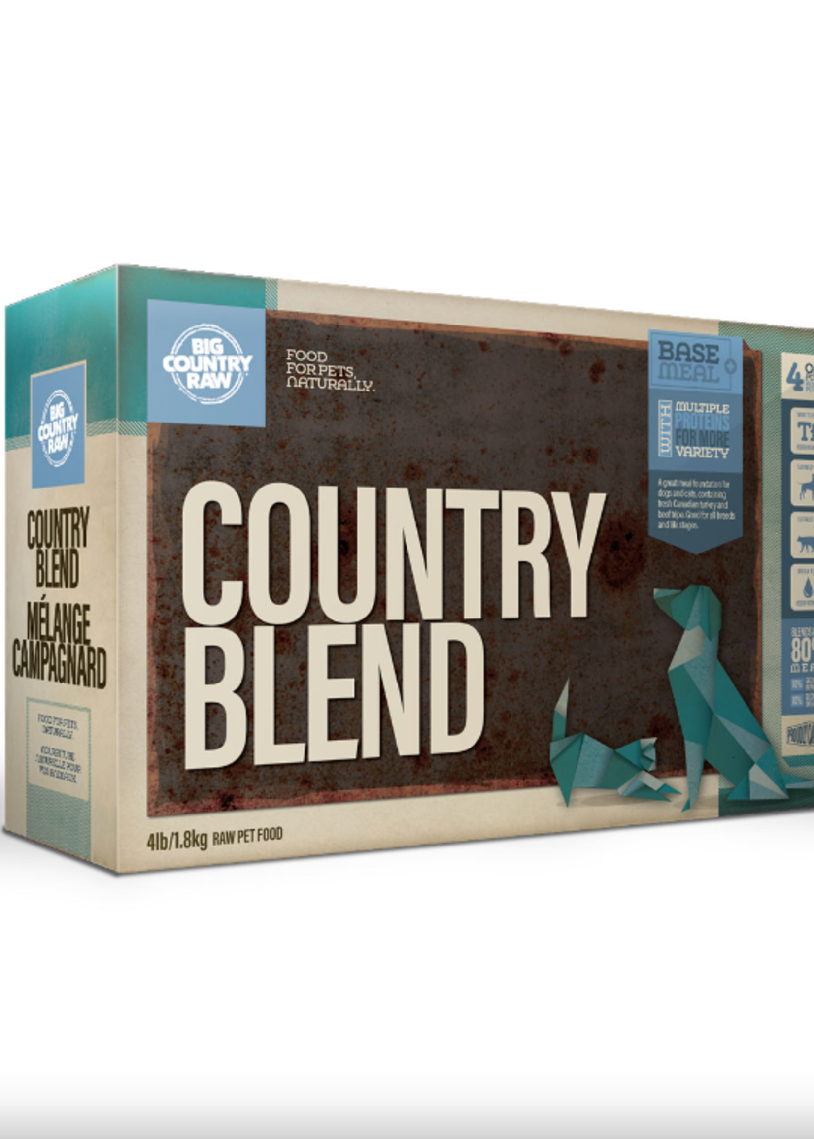 Big Country Raw Big Country Raw Country Blend Carton 4lbs