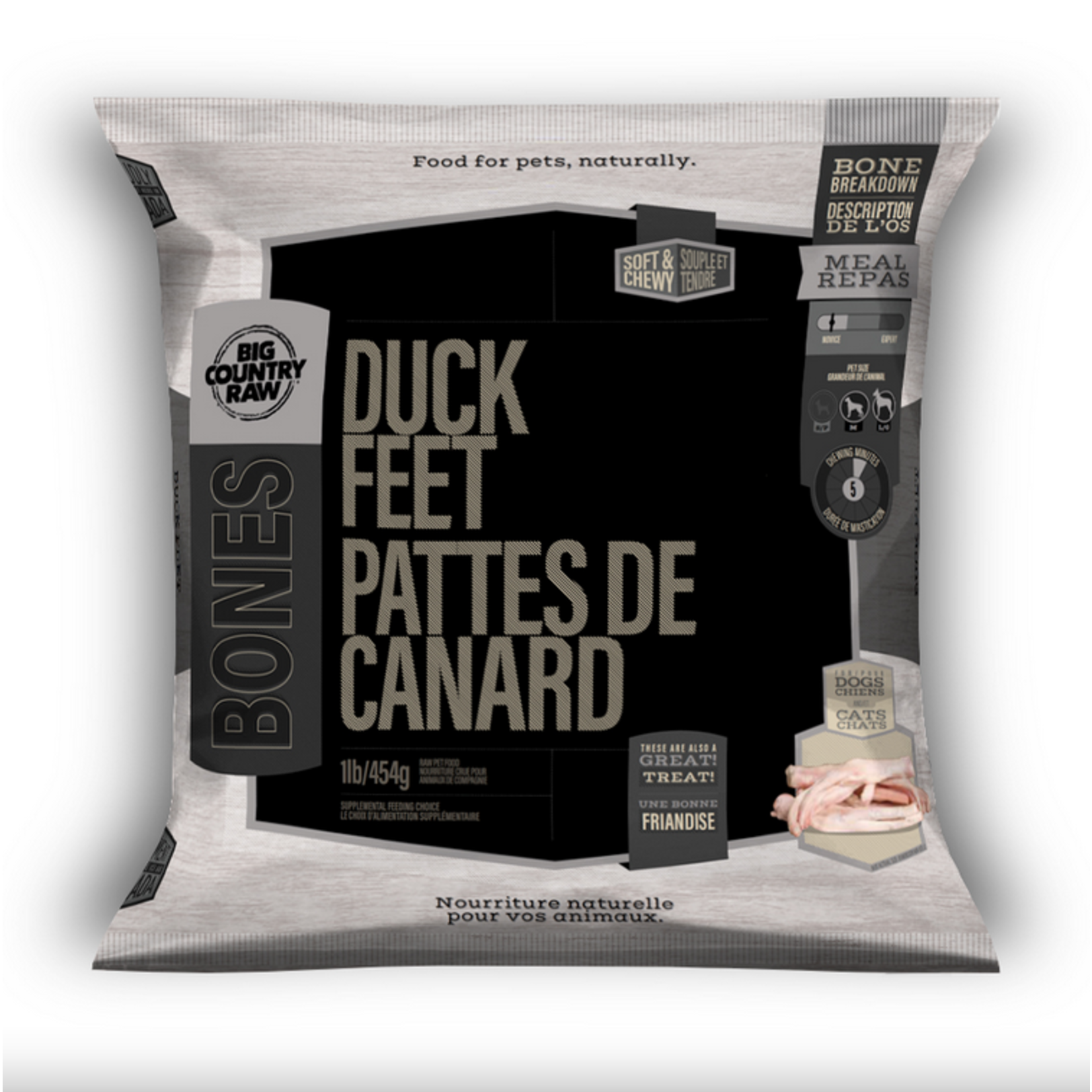 Big Country Raw Big Country Raw Duck Feet 1lb