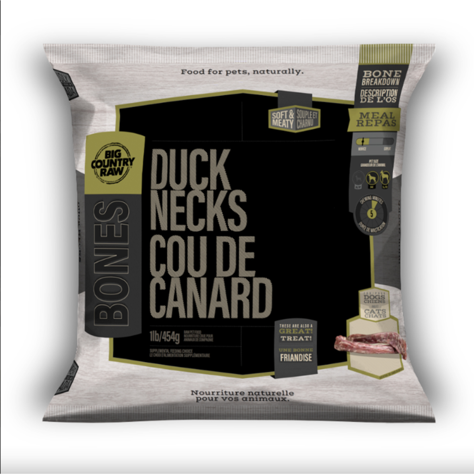 Big Country Raw Big Country Raw Duck Necks 1lb