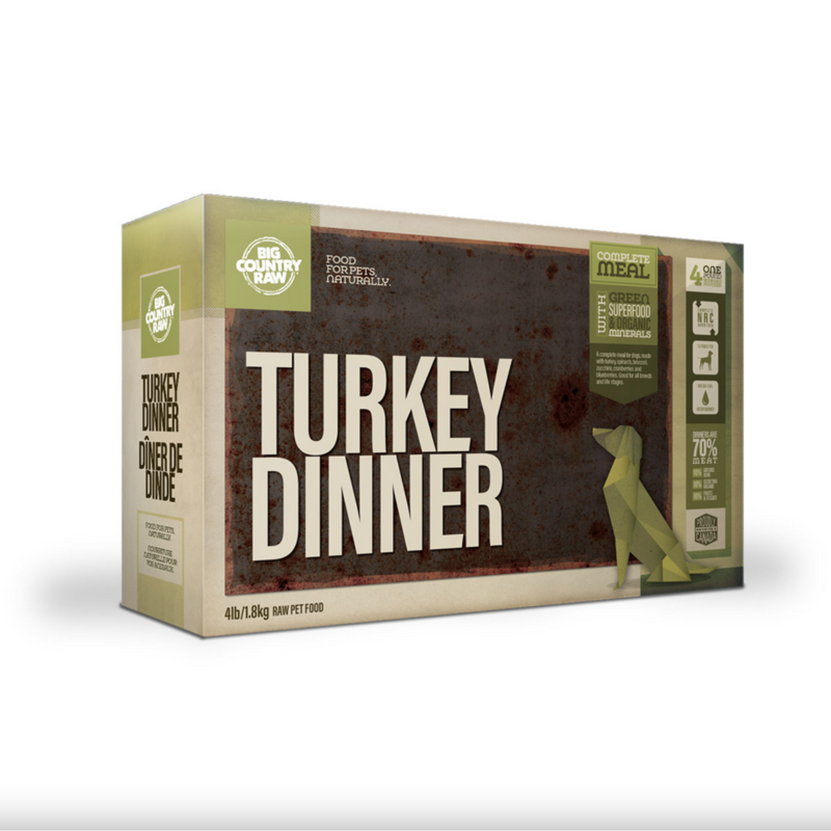 Big Country Raw Big Country Raw Grab N Go Dinner 12lbs