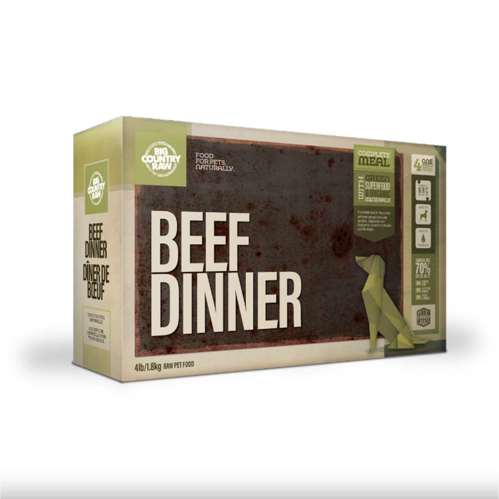 Big Country Raw Big Country Raw Grab N Go Dinner 12lbs