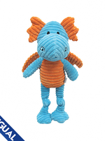 Fou Fou Fou fou Knotted Dragon Blue/Orange large